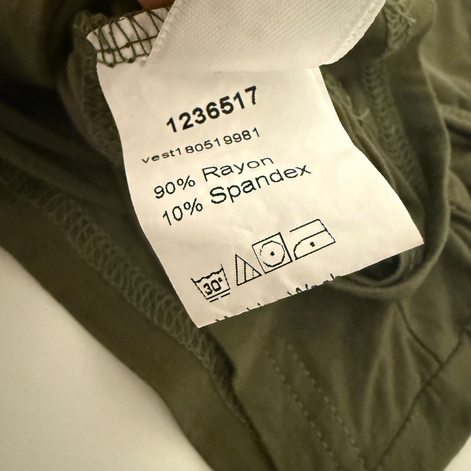 Other Olive Green Strappy Back Crop Top For Women Size M Size M / US 6-8 / IT 42-44 - 4 Thumbnail