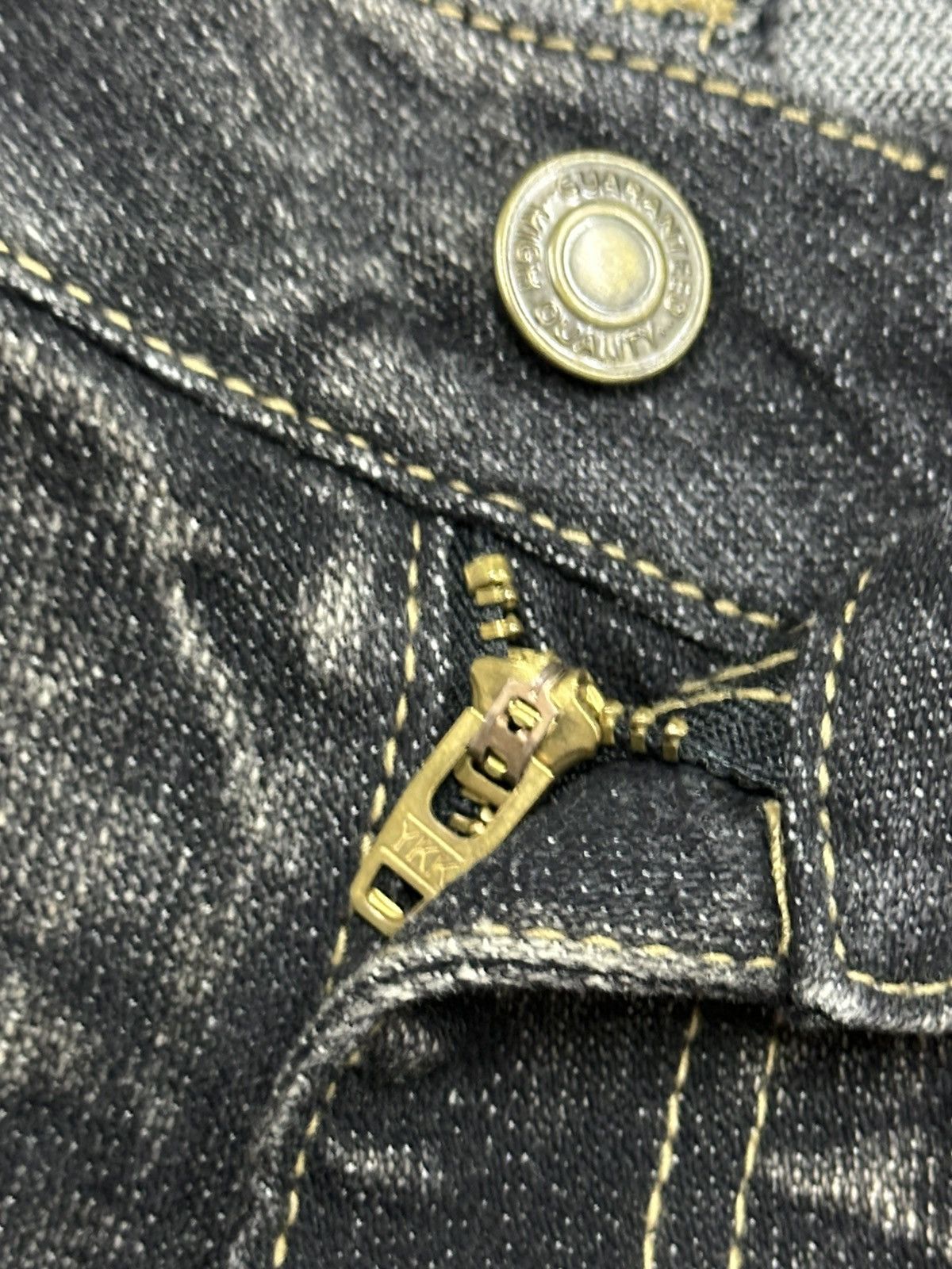 If Six Was Nine Super Flare Vintage Daily Topics Washed Denim Pants Size US 28 / EU 44 - 5 Thumbnail