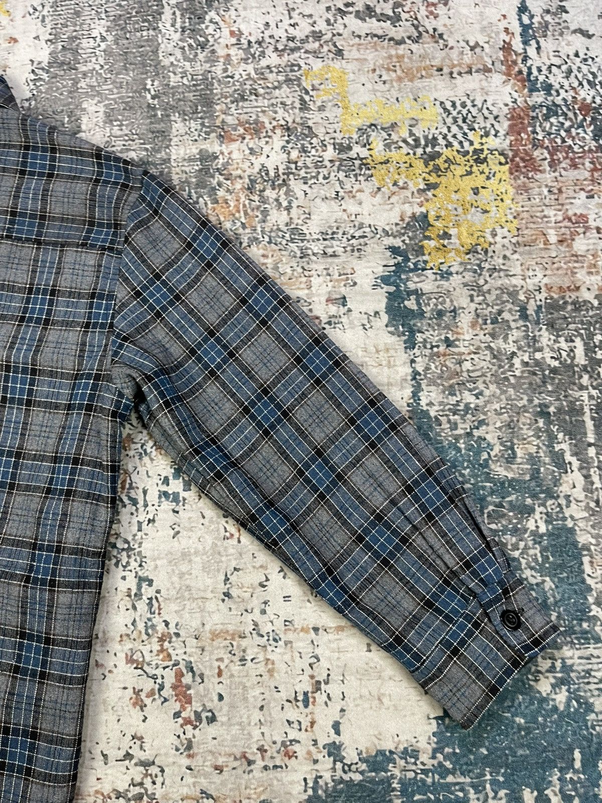 Japanese Brand Crew Checked Plaid Flannel Padded Shacket Size US L / EU 52-54 / 3 - 3 Thumbnail