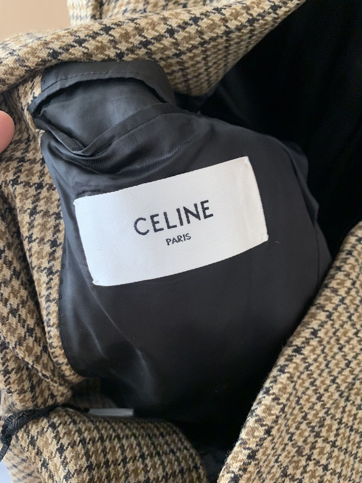Celine Celine 2022FW Checked wool blazer Size US M / EU 48-50 / 2 - 3 Thumbnail