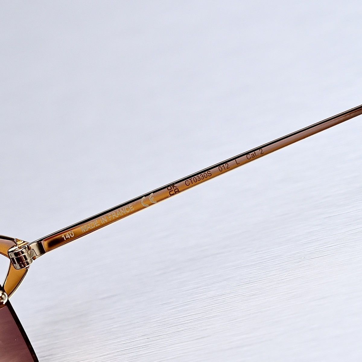 Cartier CARTIER CT0330S 012 0365/1500 SUNGLASSES Size ONE SIZE - 4 Thumbnail