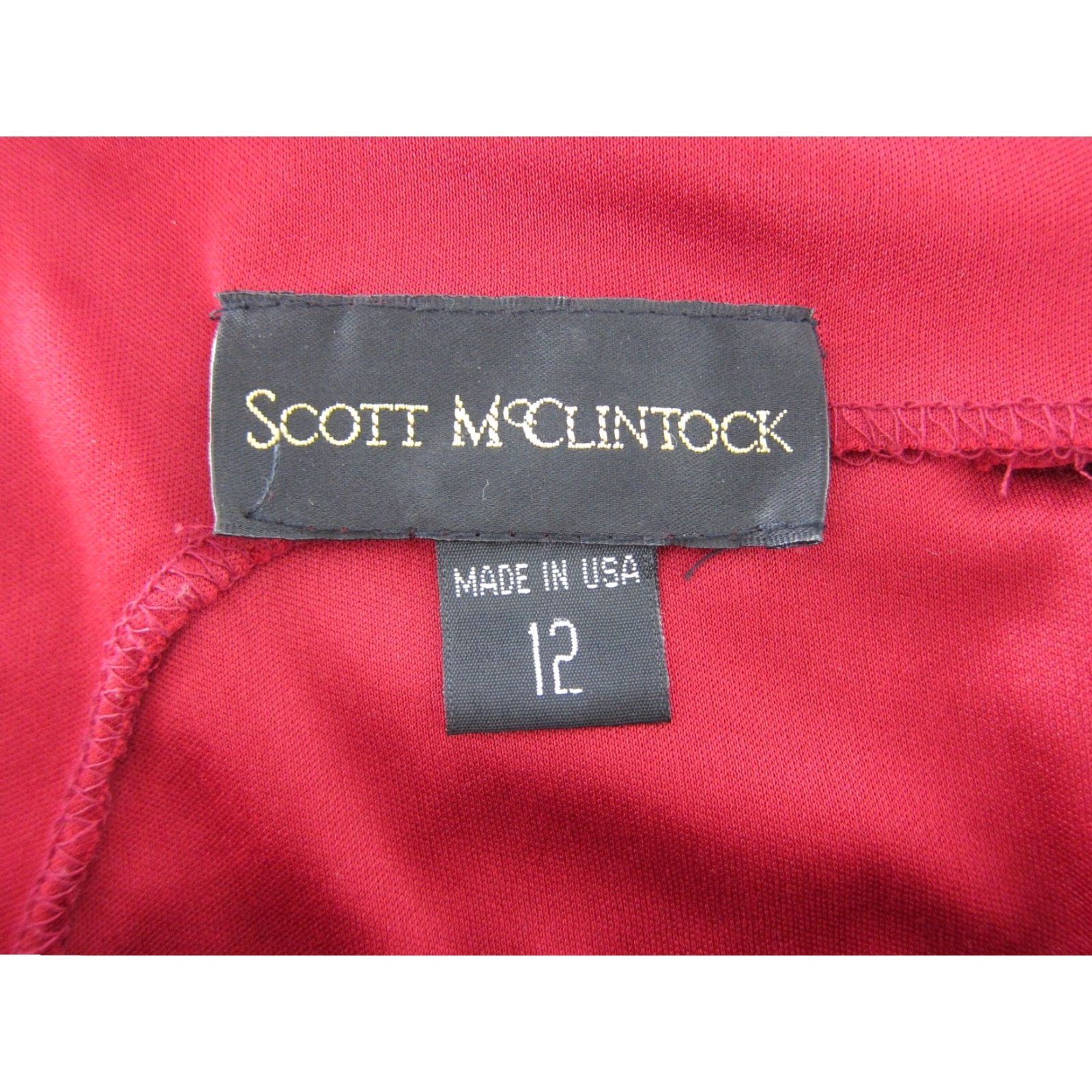 Vintage VINTAGE Scott McClintock Red Sparkly Metallic Floral Tank Party Prom Dress 12 Size XL / US 12-14 / IT 48-50 - 3 Thumbnail
