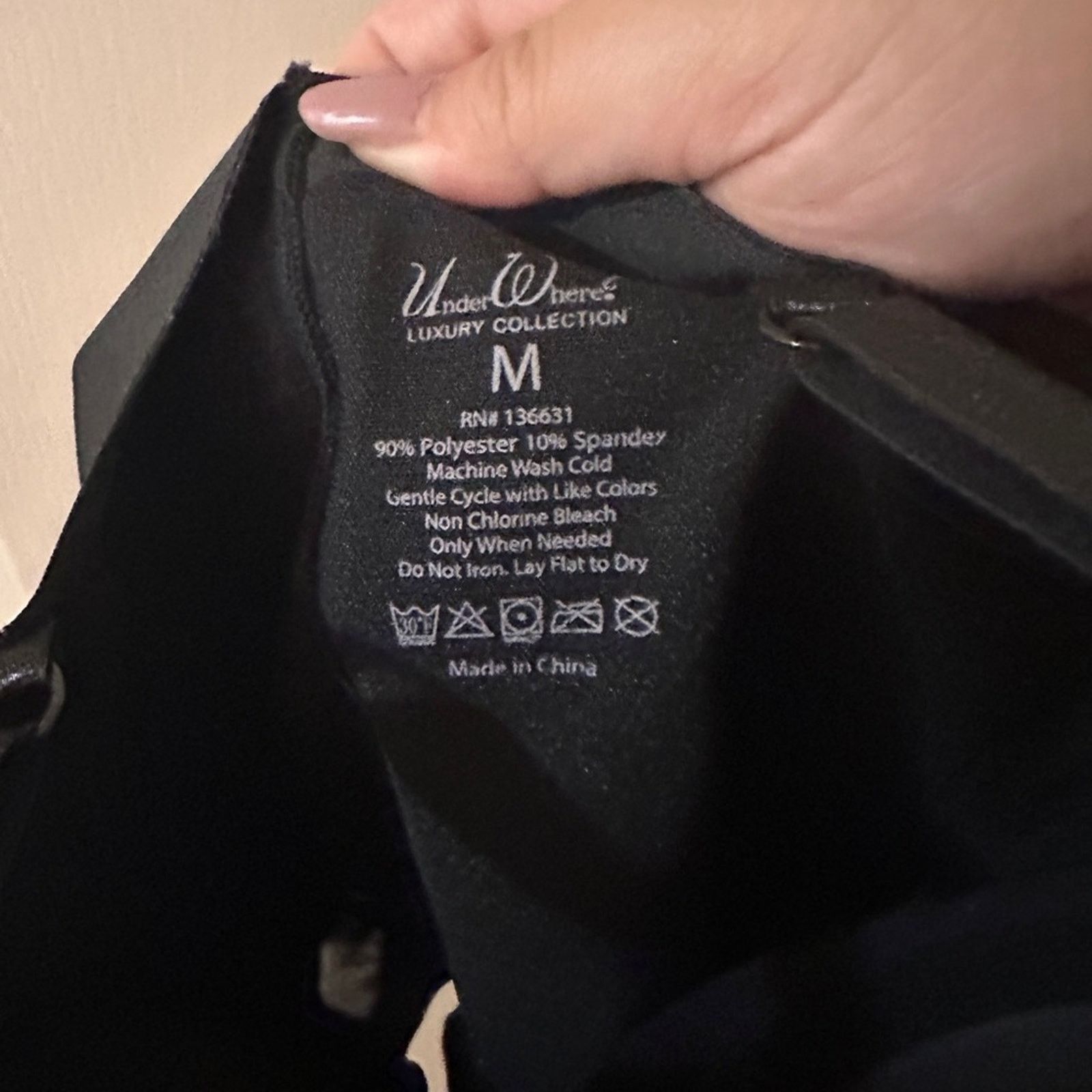 Other NWT Under Where black shape wear bodysuit size medium Size ONE SIZE - 6 Thumbnail