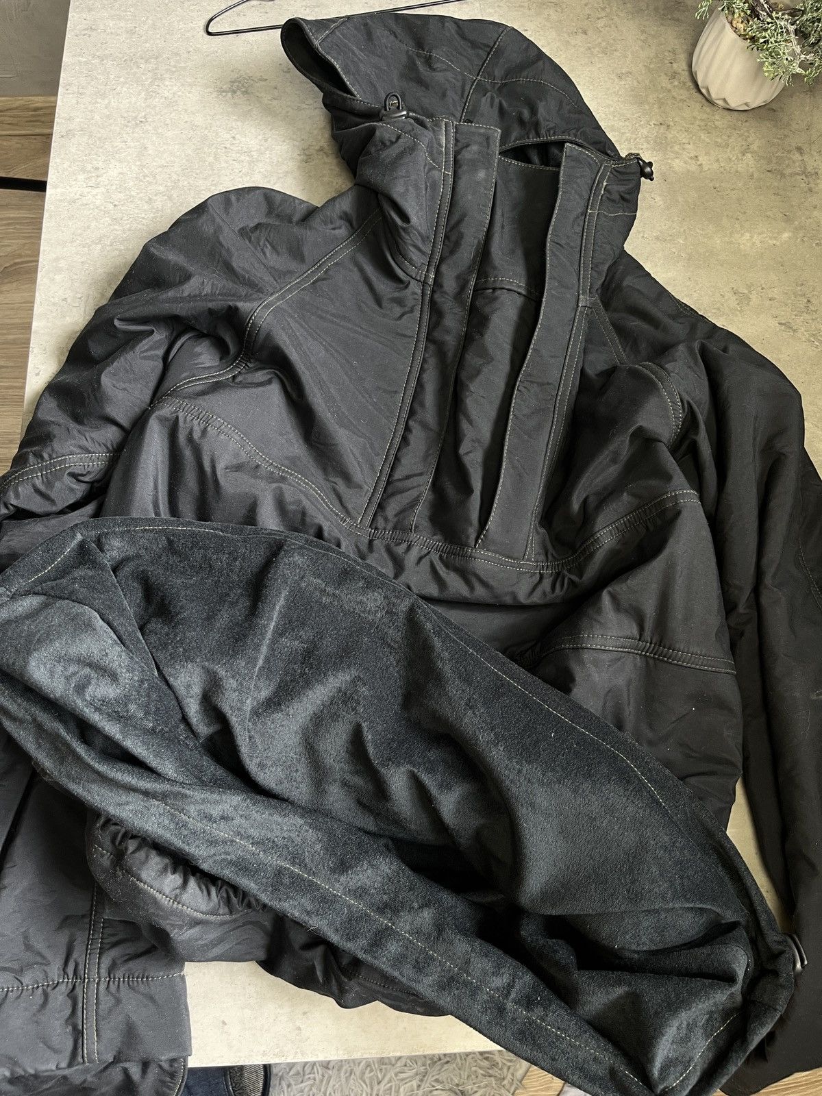 Maharishi Archive Maharishi AW99 Black Oiled Showerproof Anorak Smock Size US M / EU 48-50 / 2 - 12 Thumbnail