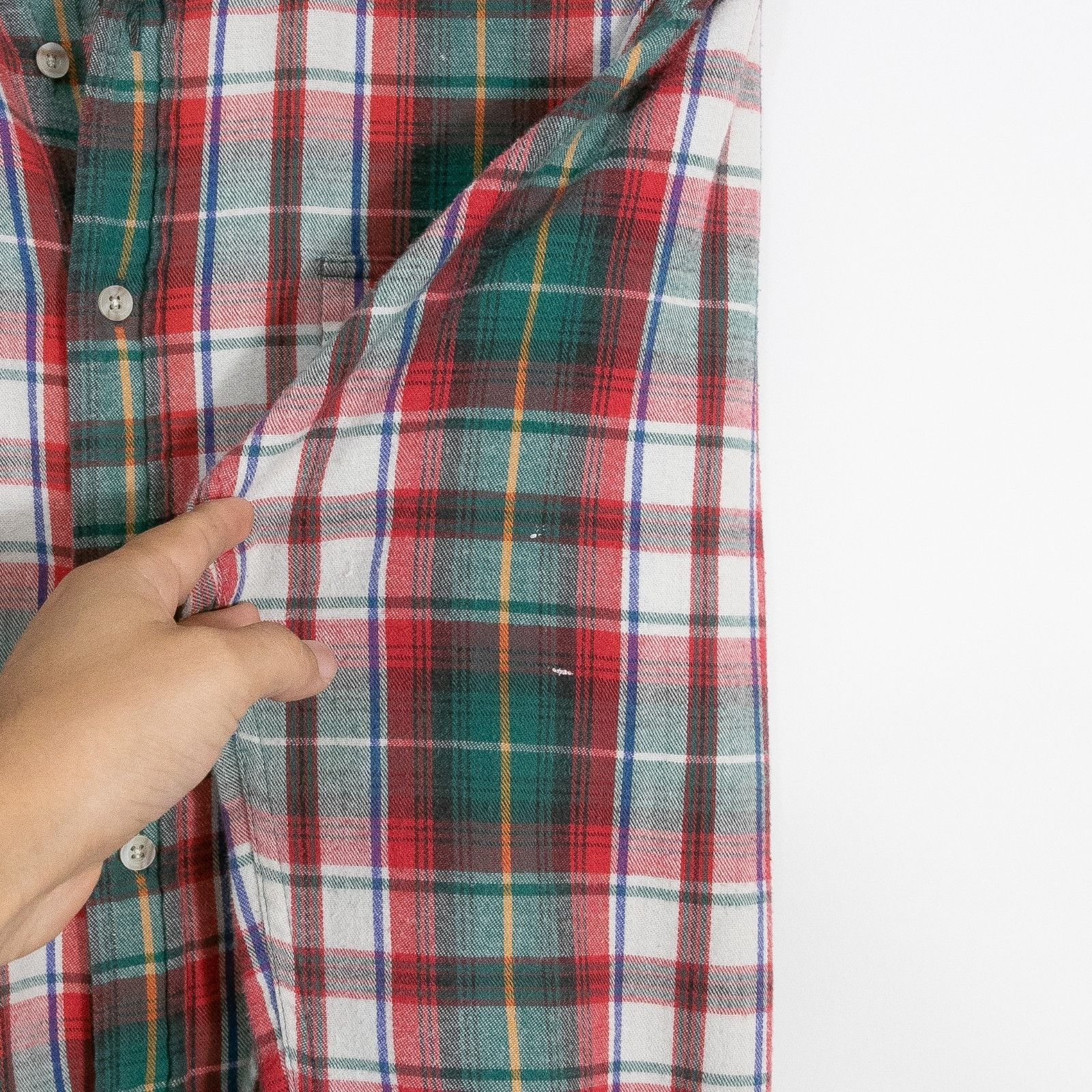 Woolrich Woolen Mills Vintage Woolrich Plaid Button Up Shirt Large Distressed Size US L / EU 52-54 / 3 - 6 Thumbnail
