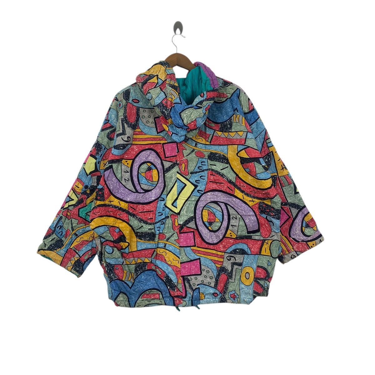 Vintage Vintage TGM PICASSO Over Print Abstract Painting Jacket Size XXL / US 16-18 / IT 52-54 - 6 Thumbnail