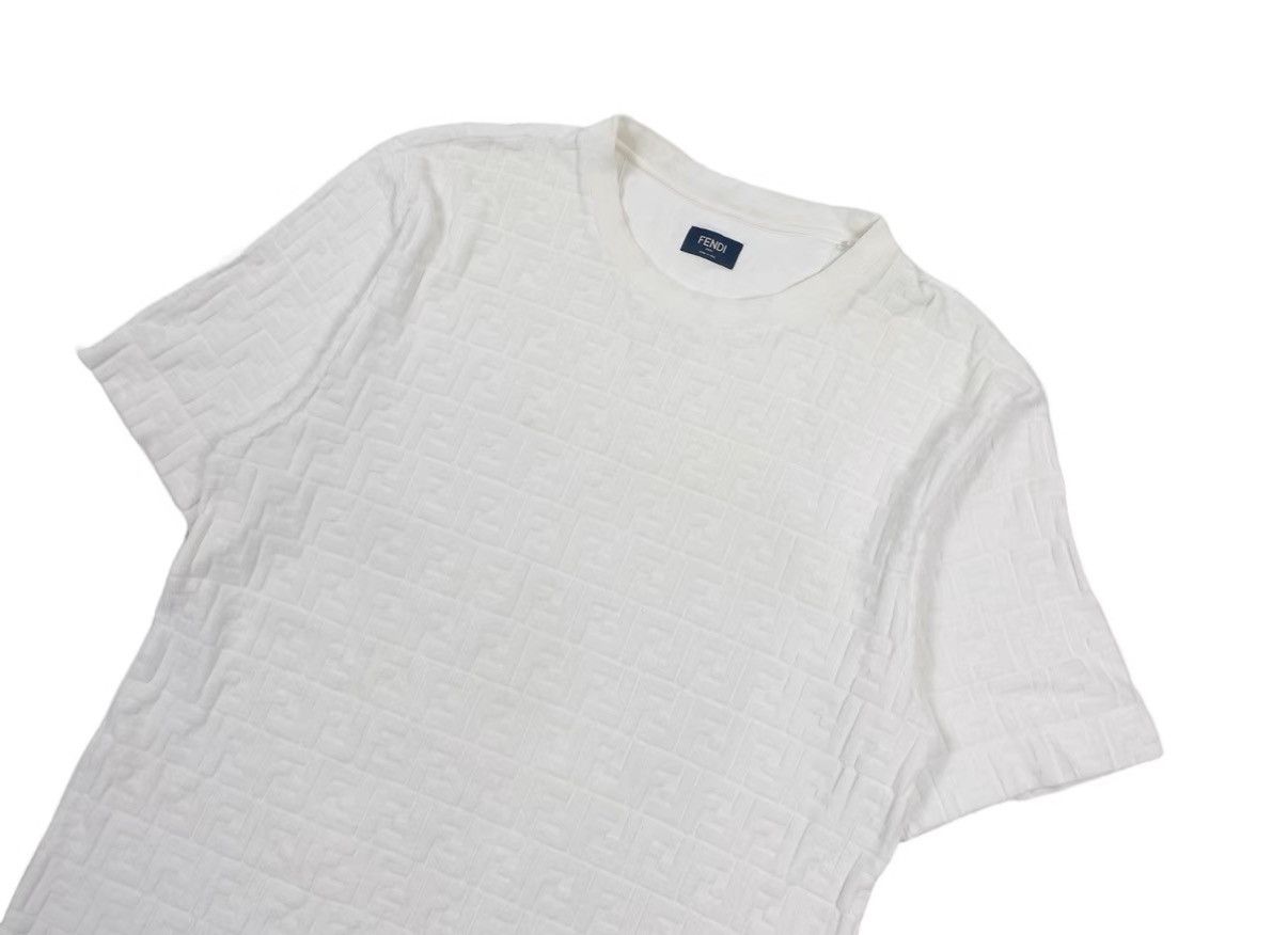Fendi Fendi FF All-Over Print Towel Fabric T-Shirt J31 Size US L / EU 52-54 / 3 - 3 Thumbnail