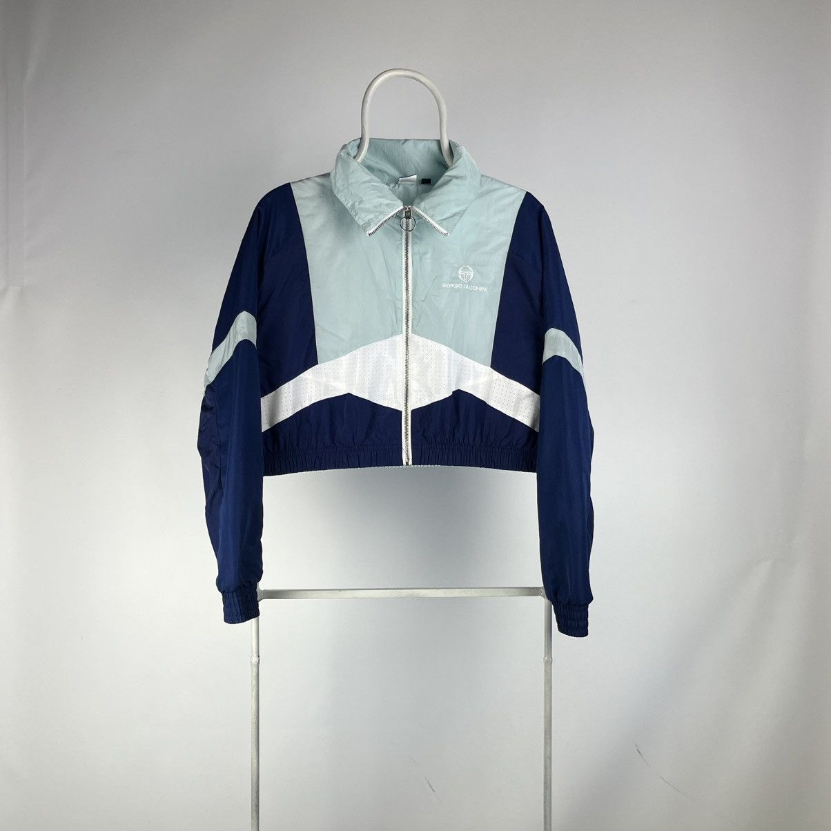 Sergio Tacchini Sergio Tacchini Crop top jacket windbreaker size Small Size S / US 4 / IT 40 - 1 Thumbnail