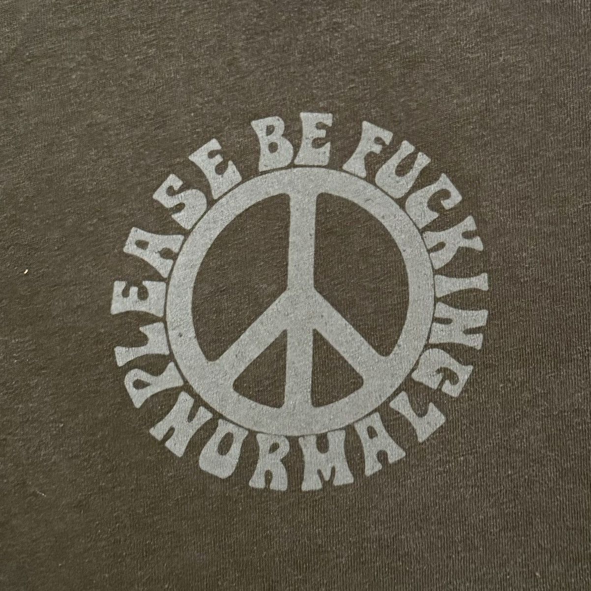 Jungmaven Jungmaven Please Be Fucking Normal Peace Tee L Size US L / EU 52-54 / 3 - 1 Thumbnail