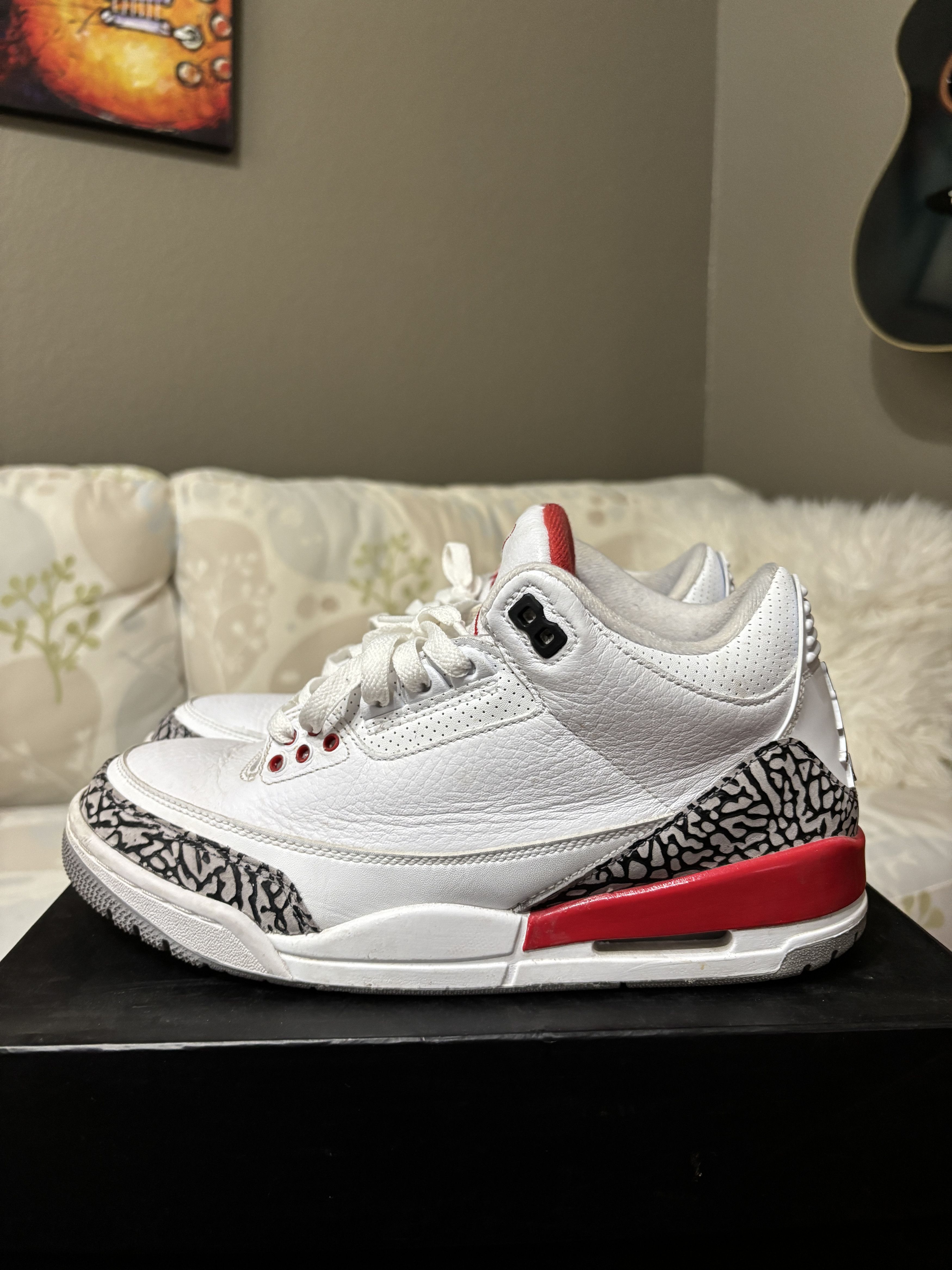 Jordan Brand × Nike Ultra Rare Katrina Air Jordan 3s AKA "Hall of Fames" Size US 8 / EU 41 - 2 Thumbnail