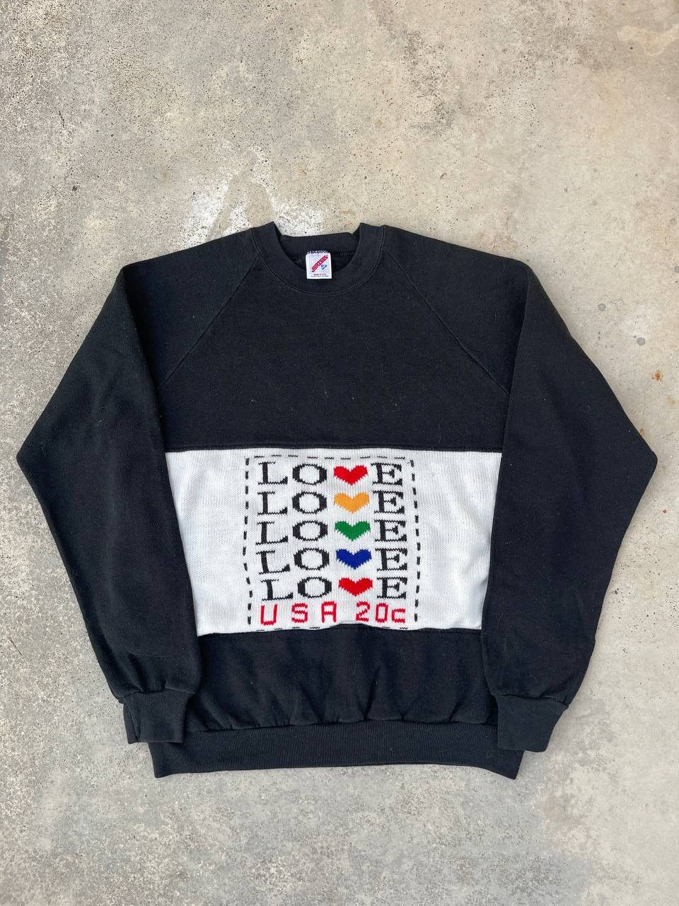 Vintage Vintage USPS Love USA 20c Sweatshirt Size US L / EU 52-54 / 3 - 1 Thumbnail