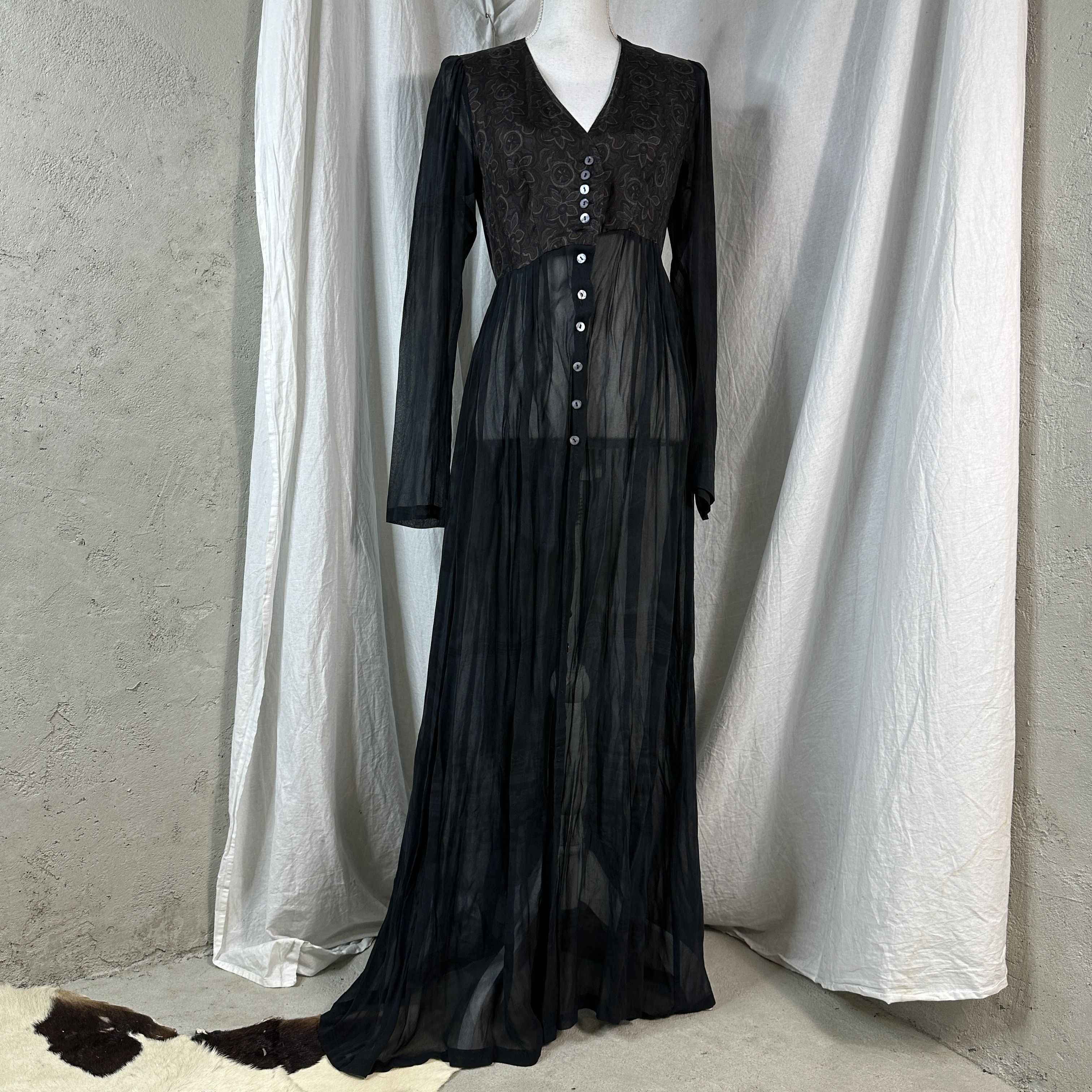 Dries Van Noten × Vintage Vintage Silk Dress Dries Van Noten Size M / US 6-8 / IT 42-44 - 3 Thumbnail
