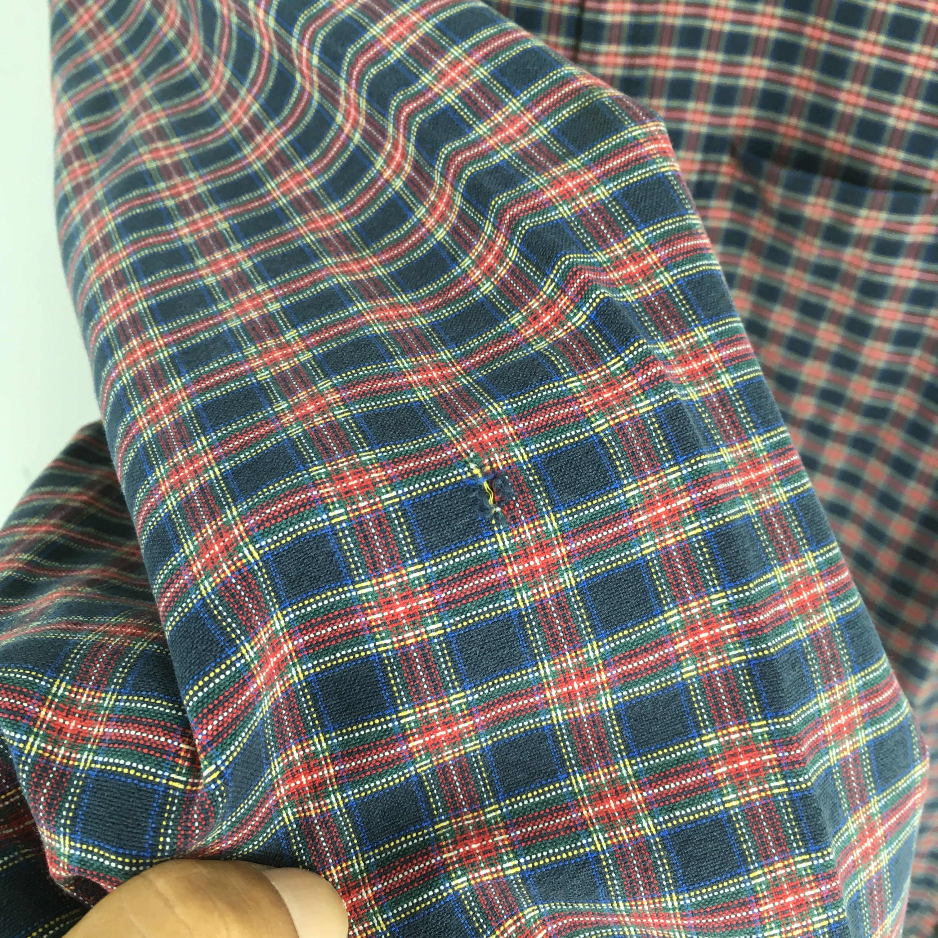 L.L. Bean Vintage LL Bean Flannel Checkered Shirt XLarge Size US XL / EU 56 / 4 - 5 Thumbnail