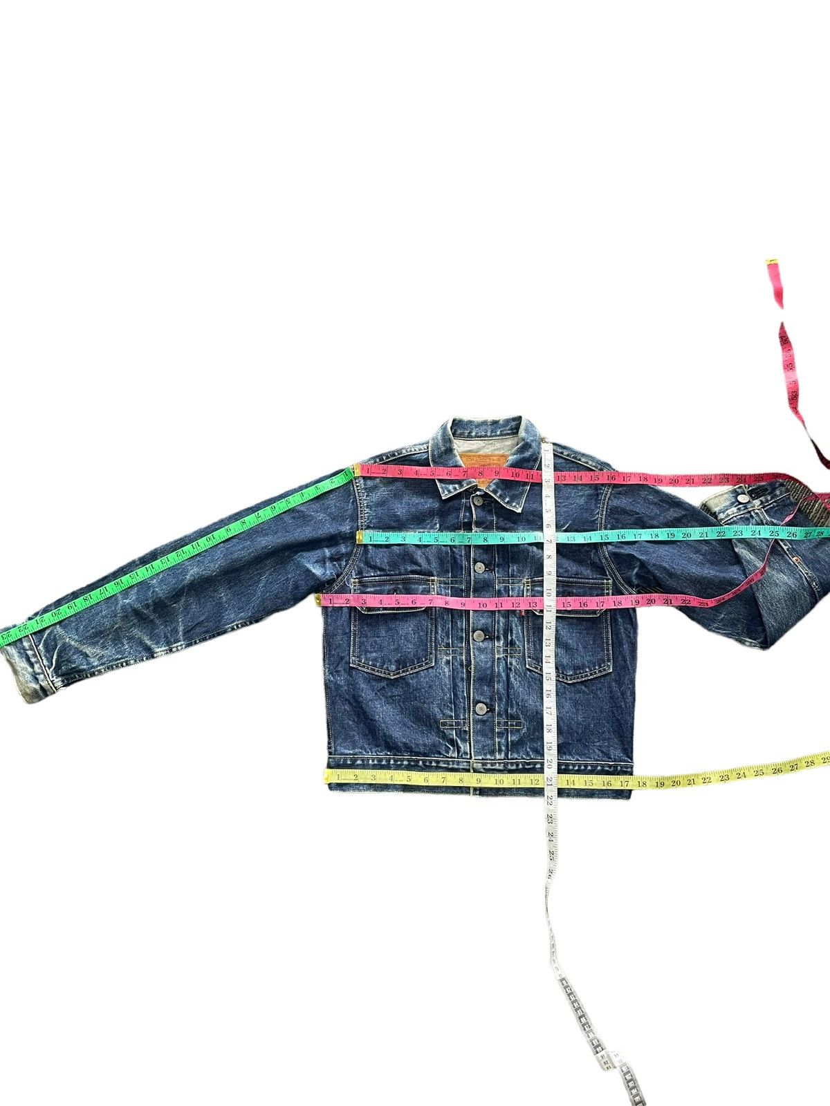 Levi's Vintage 1999 Levis 507XX E Selvedge Denim Jacket Size US S / EU 44-46 / 1 - 21 Thumbnail