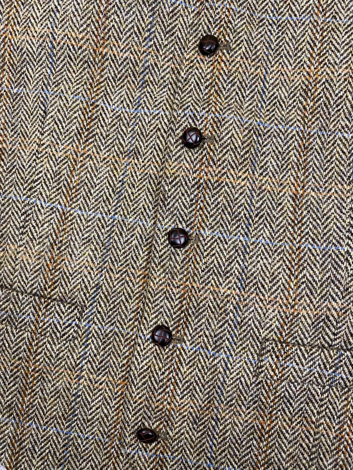 Harris Tweed Harris Tweed EWM Check Herringbone Windowpane Size: M Size 44R - 2 Thumbnail