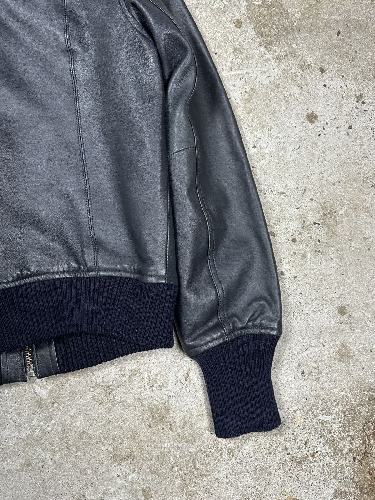 Genuine Leather × Vintage Vintage Y2K Genuine Leather Flyers Utility Bomber Jacket Size US XS / EU 42 / 0 - 9 Thumbnail