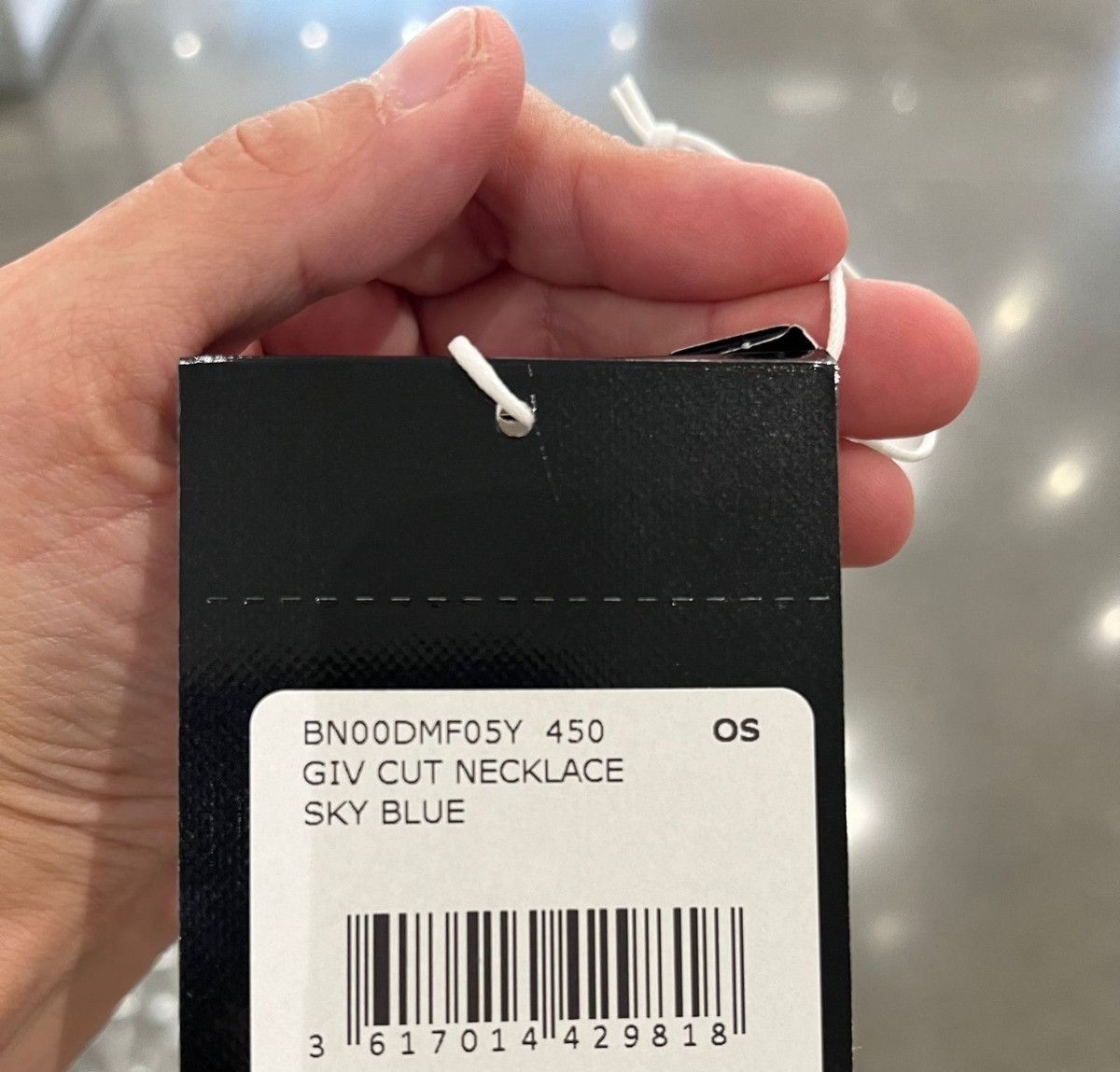 Givenchy oc11z0725 Size: OS / Cut Necklace in Sky Blue Size ONE SIZE - 3 Thumbnail