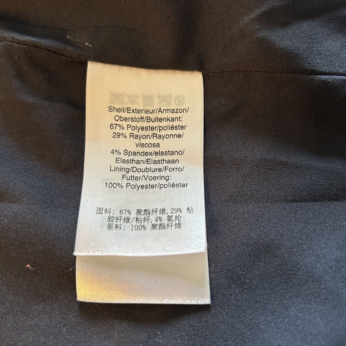 Donna Karan Donna Karan navy plaid long blazer/jacket size 14 Size XL / US 12-14 / IT 48-50 - 7 Thumbnail