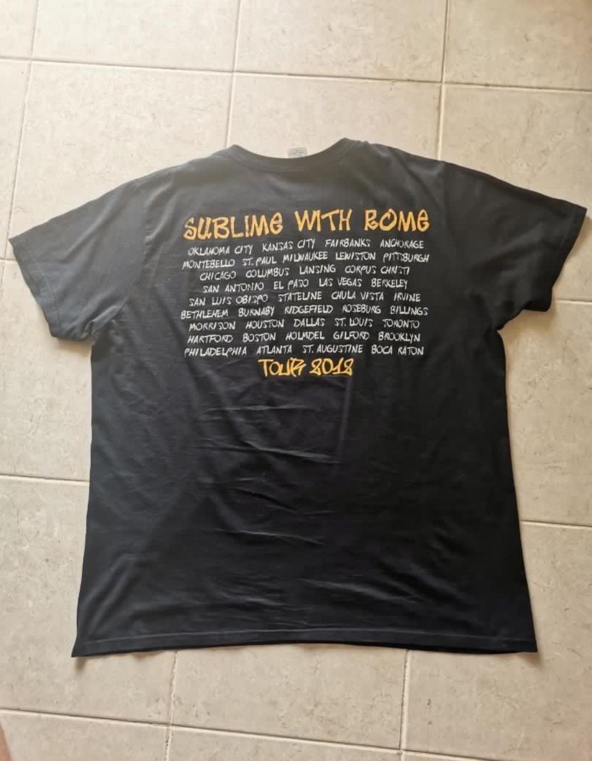 Band Tees Vintage Y2K Band SWR Sublime with Rome Tour 2018 Size US L / EU 52-54 / 3 - 3 Thumbnail