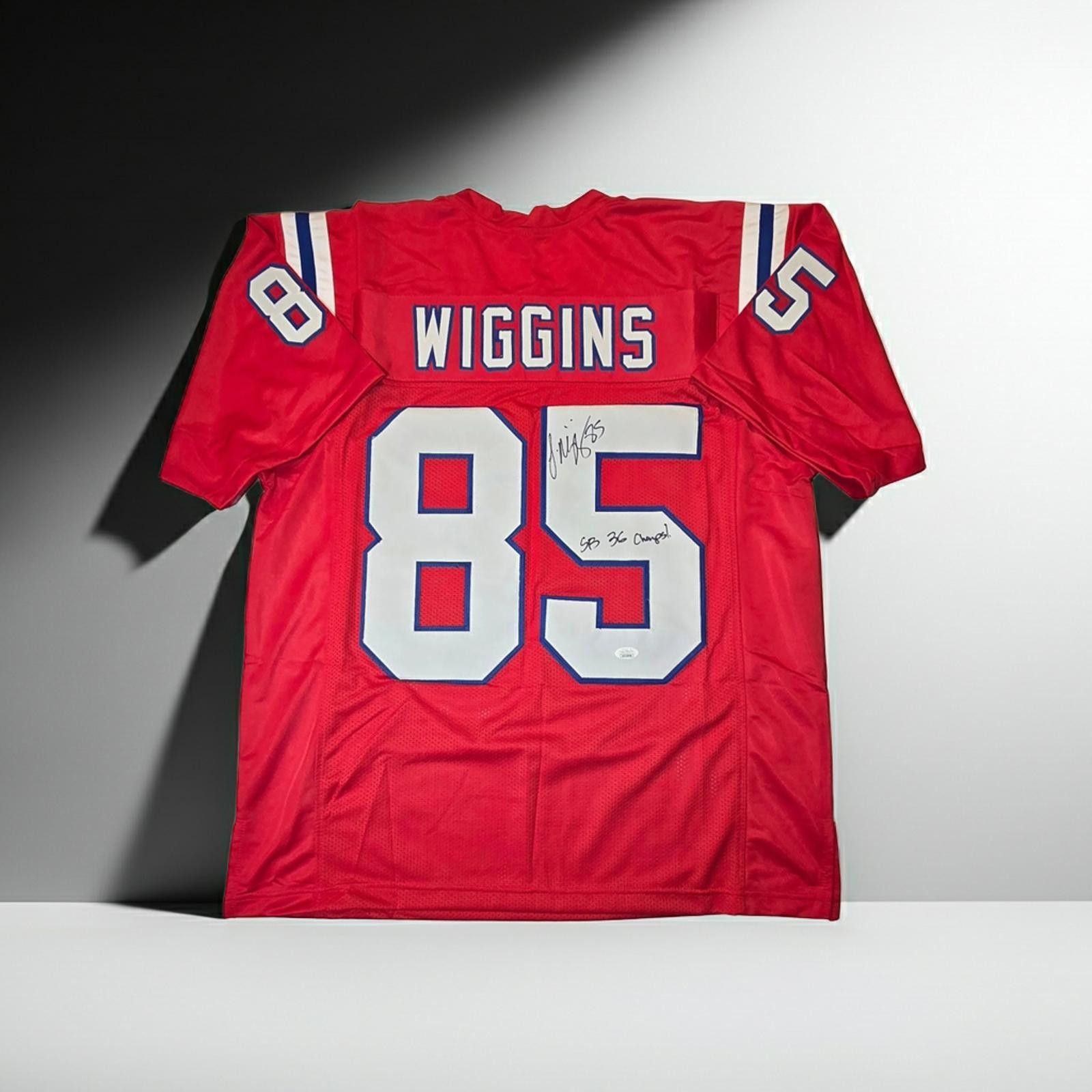 Other Jermaine Wiggins Signed & Ins Football Jersey COA (XL) Size ONE SIZE - 1 Thumbnail
