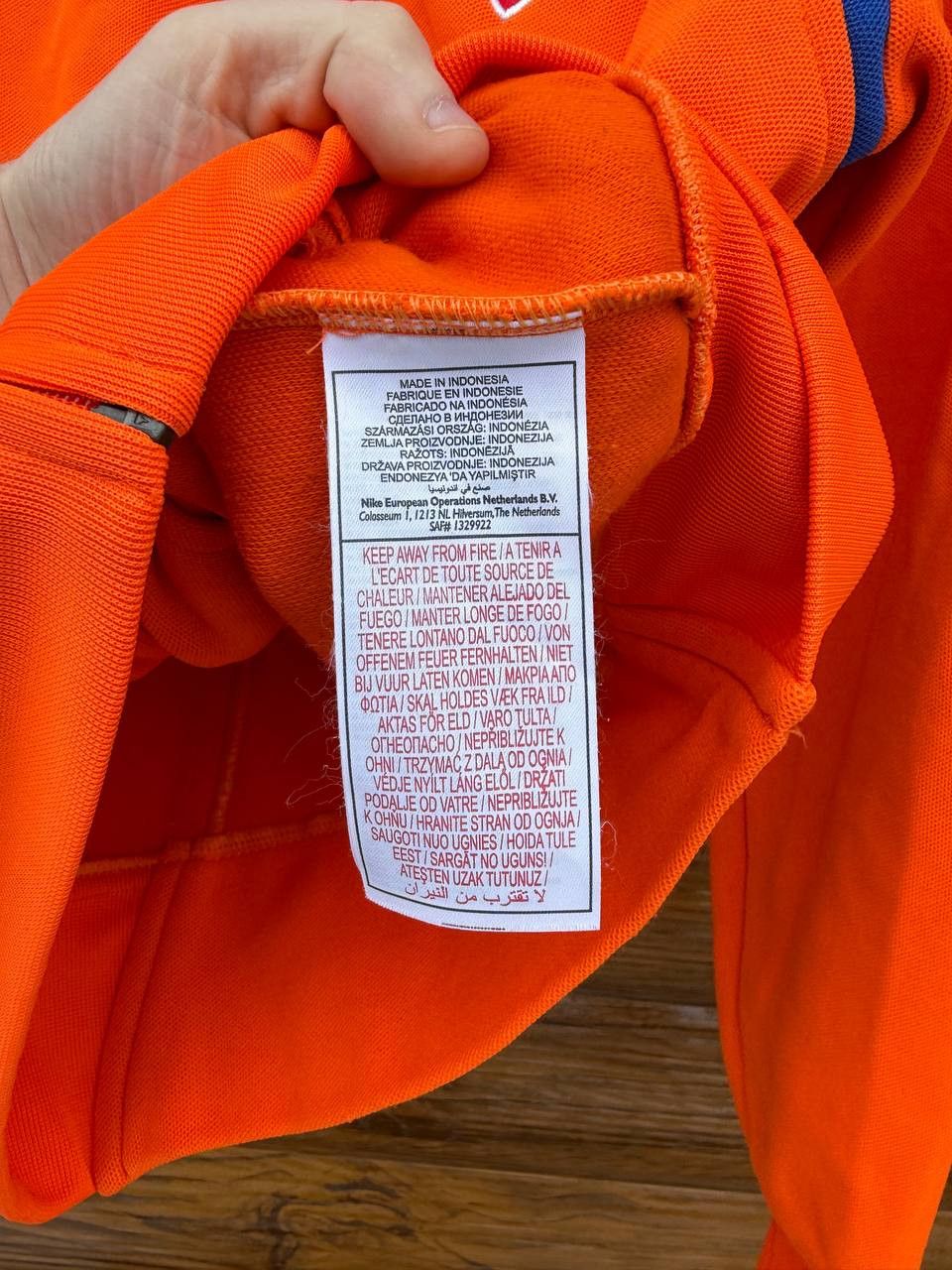 Nike Nike Netherlands Zip Football Track Jacket Size US S / EU 44-46 / 1 - 7 Thumbnail