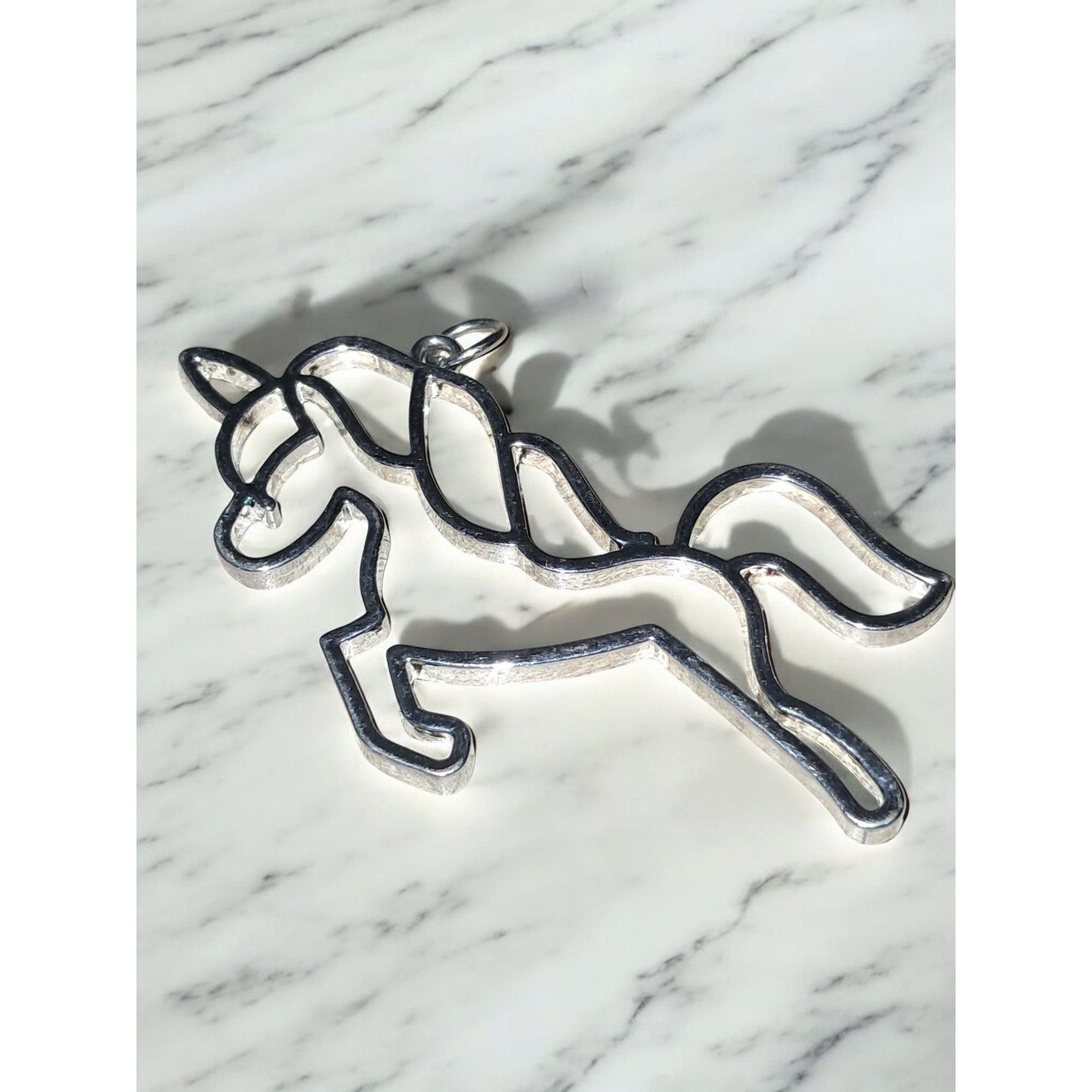 Other Enchanting Unicorn Open Bezel Charm Pendant - 2.5" x 1.5" Size ONE SIZE - 1 Thumbnail