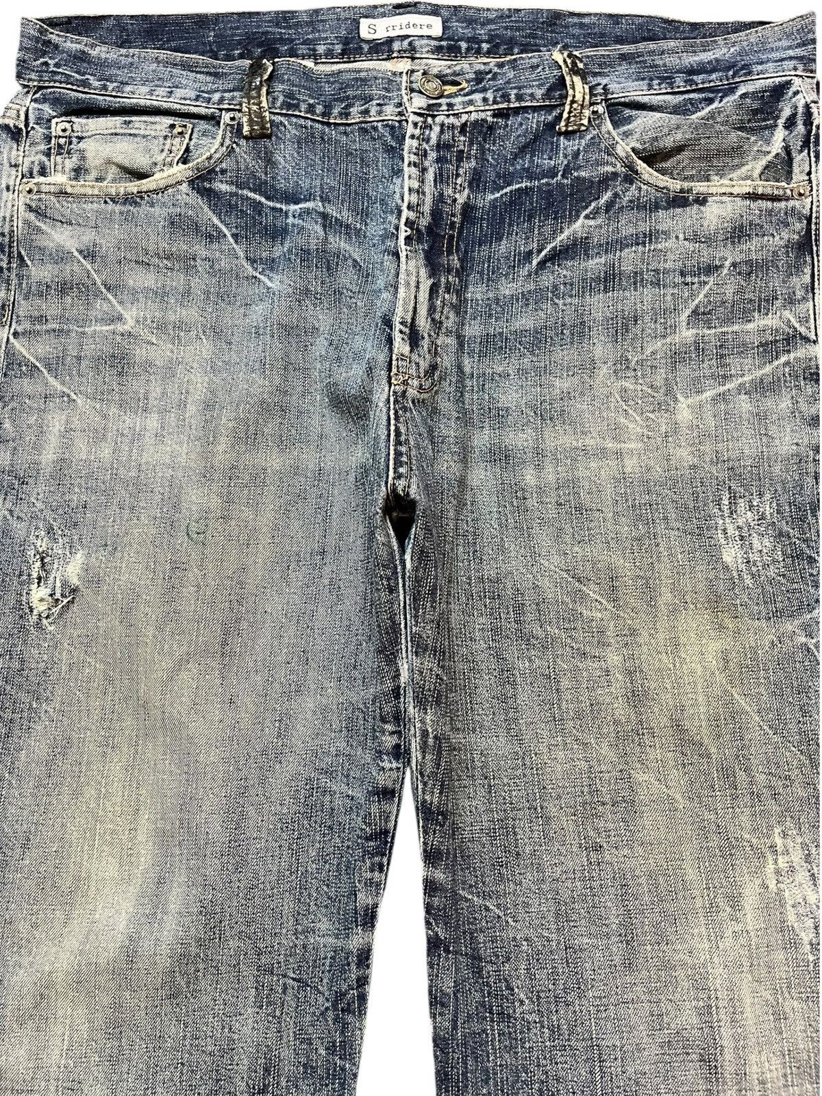 Hysteric Glamour Vintage Sorridere Baggy Honeycomb Embroidery Denim Size US 38 / EU 54 - 3 Thumbnail