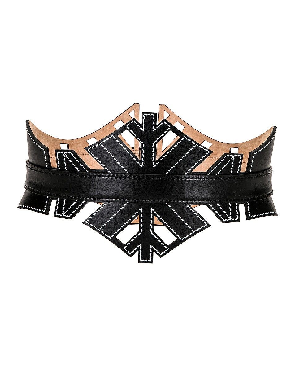 Alexander McQueen o1y0325 Size: 32 / High West Belt in Black Size ONE SIZE - 1 Thumbnail