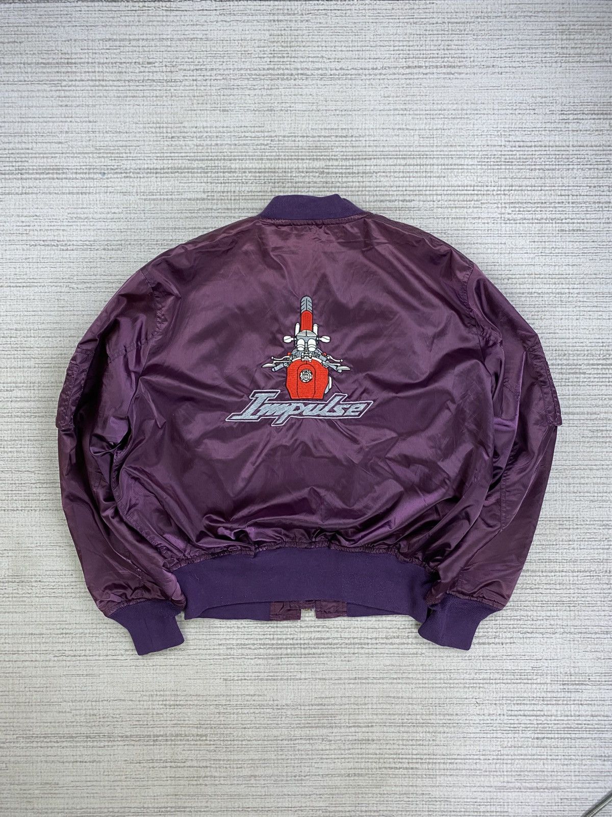 Vintage Vintage 80s Suzuki Impulse Embroidery Bombers Jacket Size US XL / EU 56 / 4 - 1 Thumbnail