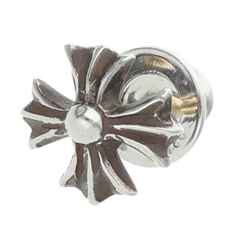 Chrome Hearts Chrome Hearts Plus Stud Silver Earring Size ONE SIZE - 1 Thumbnail