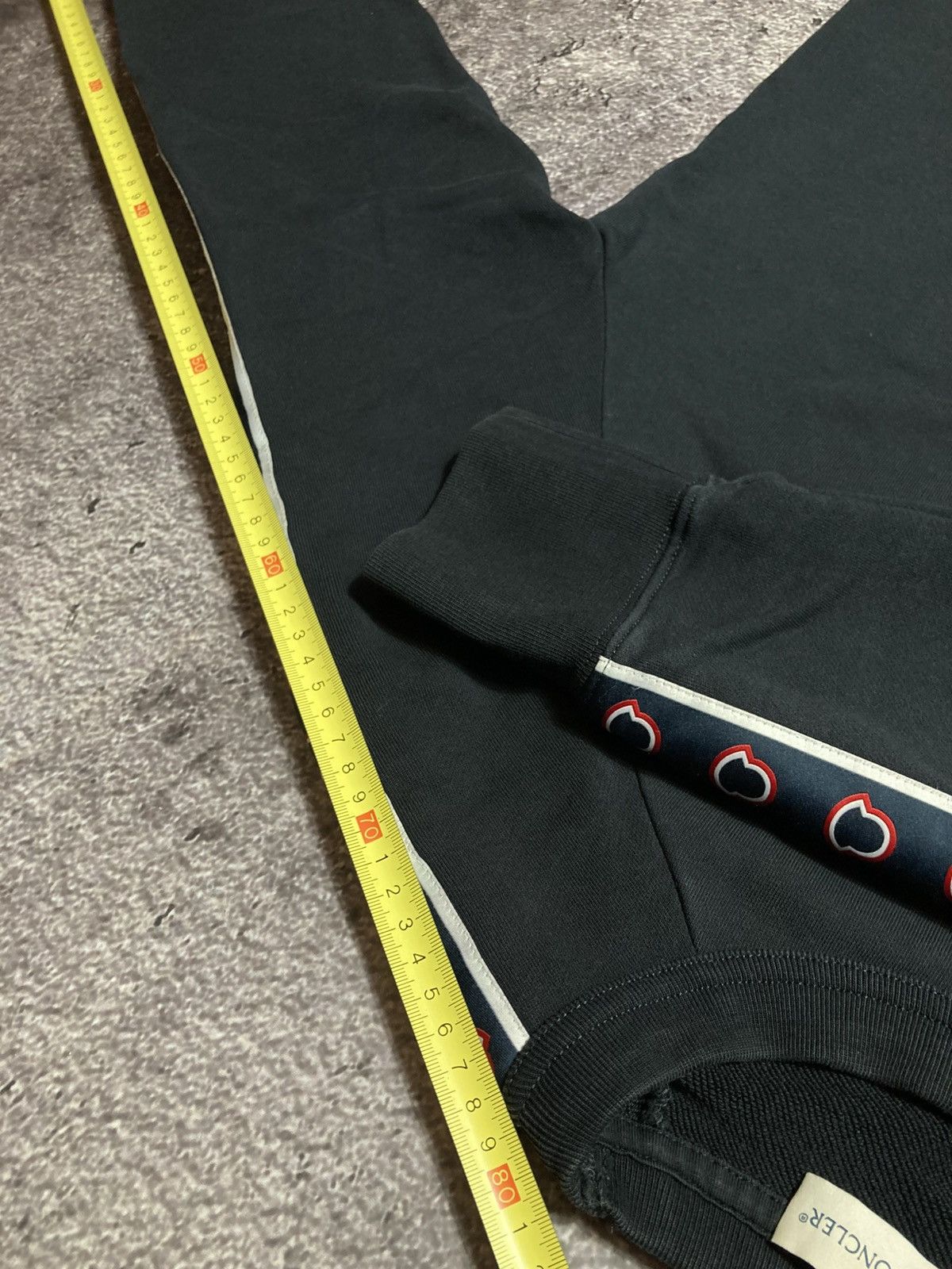 Moncler Moncler Maglia Girocollo Navy Blue Sweatshirt Logos Sleeves Size US M / EU 48-50 / 2 - 13 Thumbnail