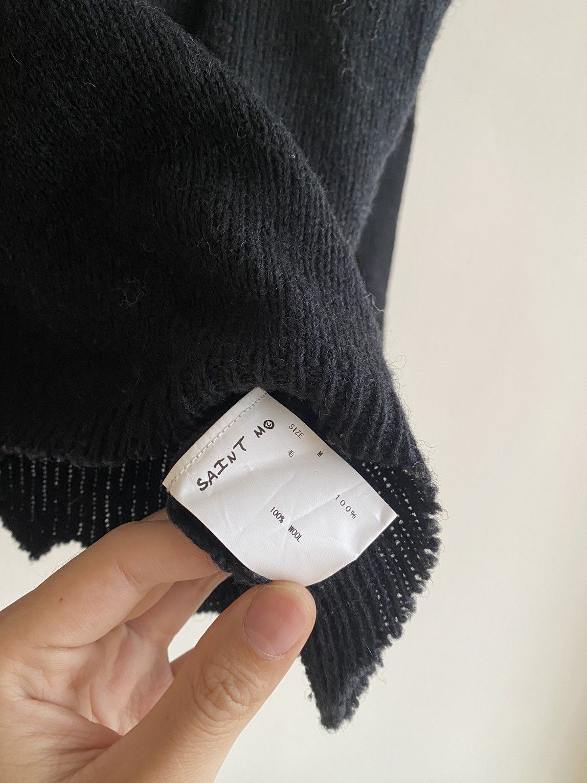 Saint Michael Saint Michael Sin Knit Sweater Kapital Visvim Readymade CPFM Size US M / EU 48-50 / 2 - 10 Thumbnail