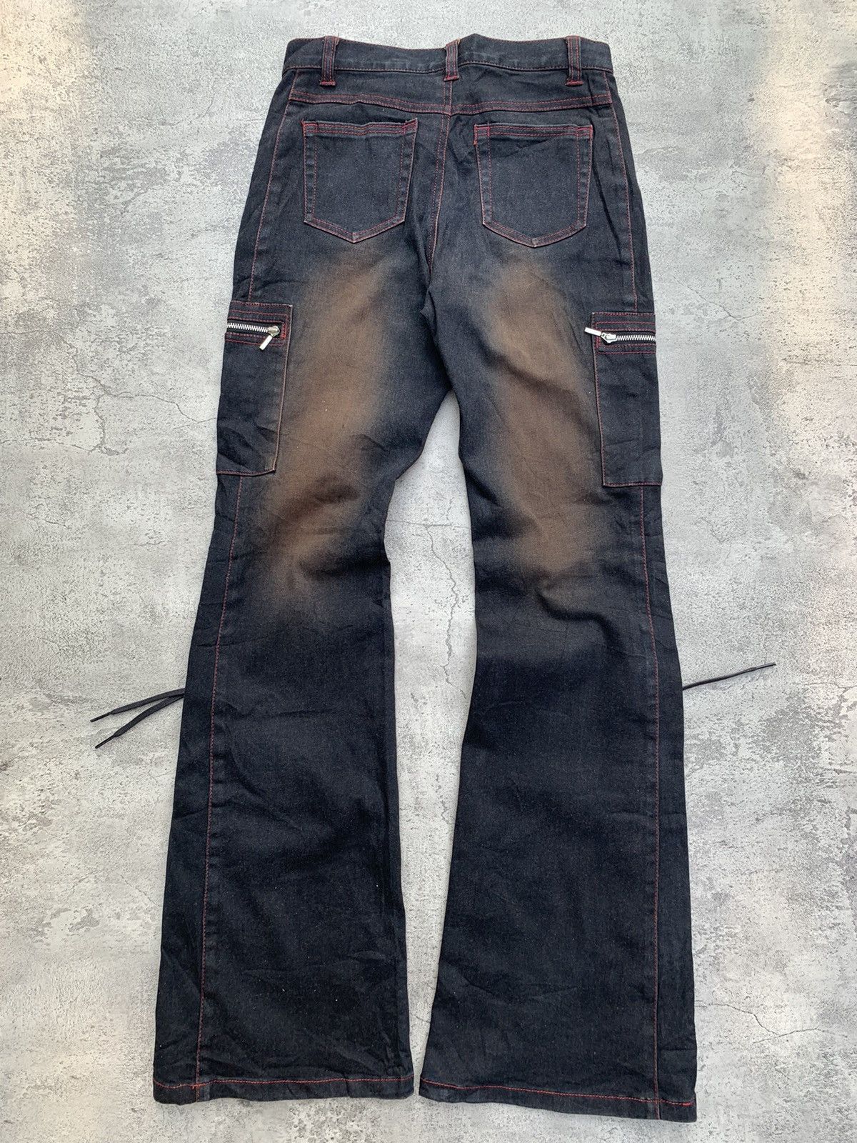 Japanese Brand VITRAIL lace-up flare pants Size US 26 / EU 42 - 4 Thumbnail