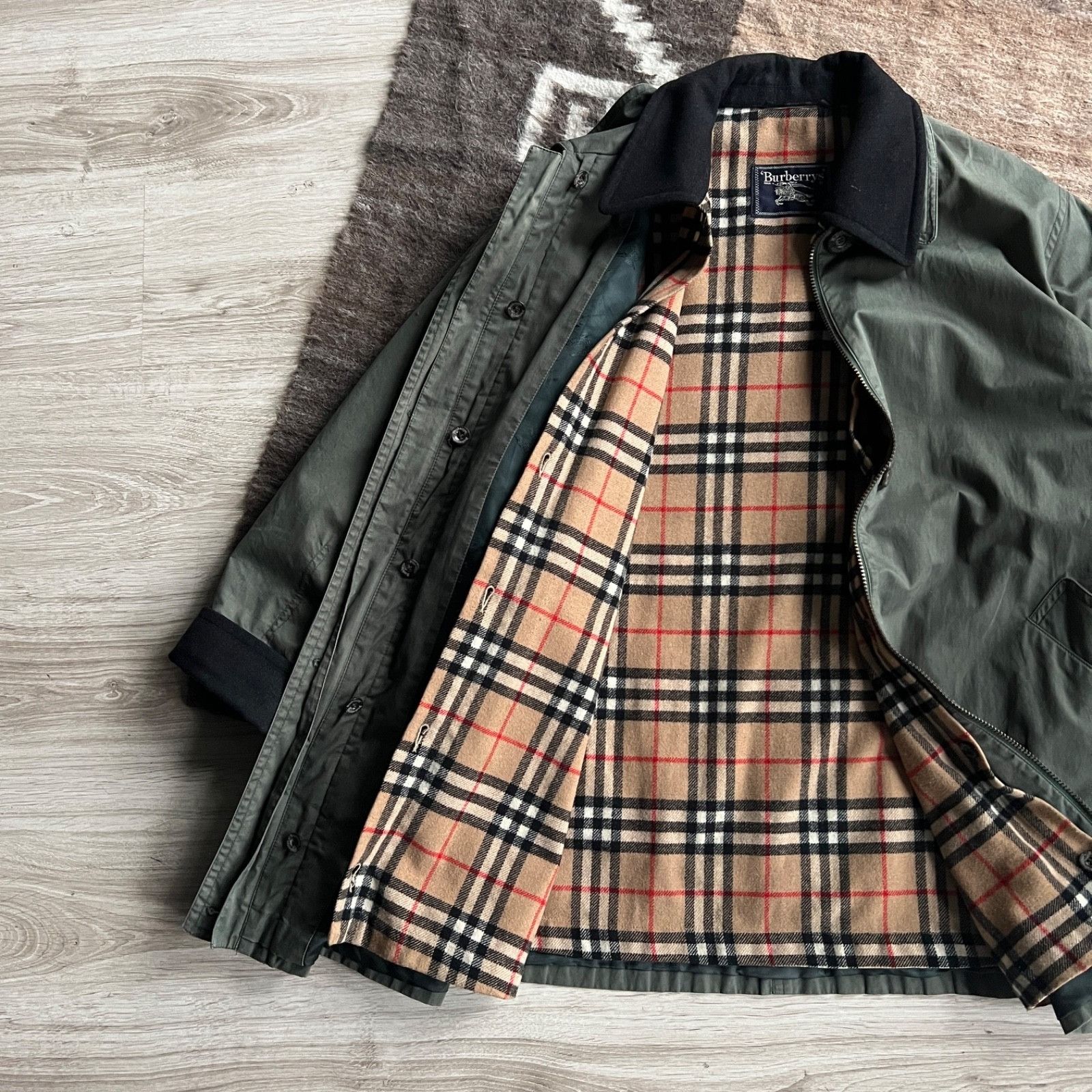Burberry Burberrys Vintage Jacket Nova Check Lined Classic 9763AC Size XXL / US 16-18 / IT 52-54 - 3 Thumbnail