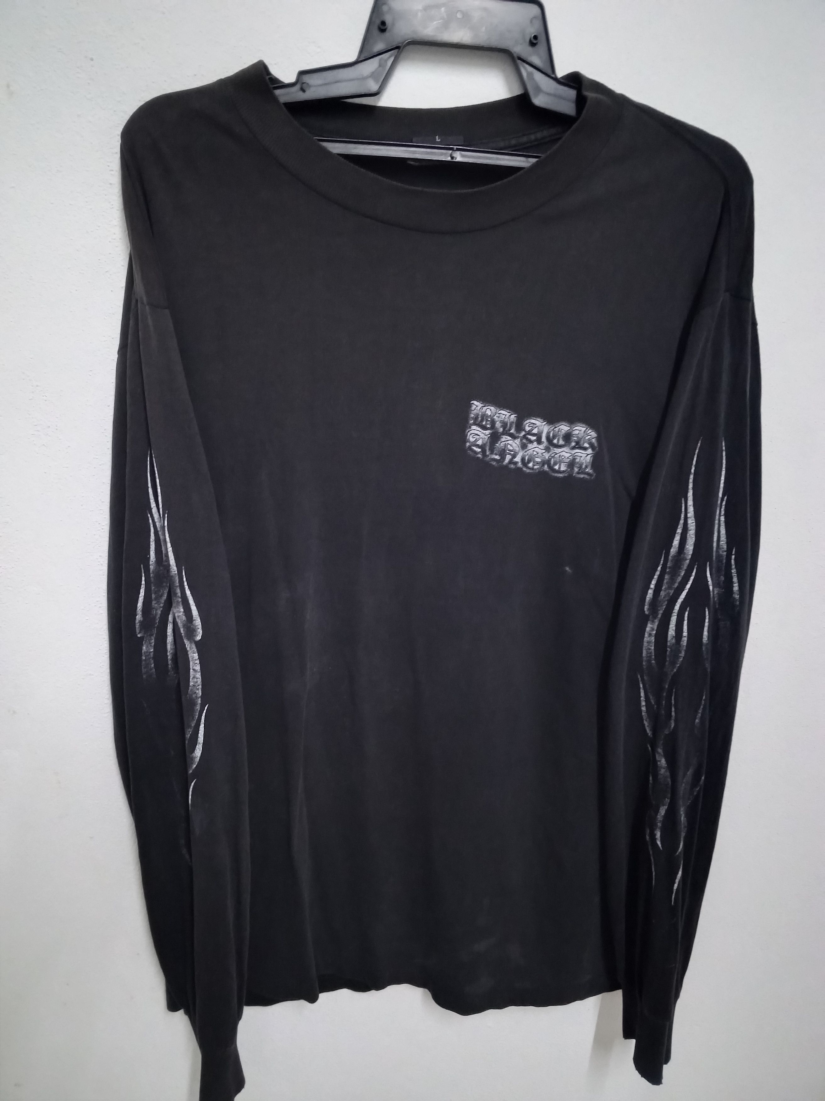 Band Tees { 90s vtg black angel USA } long sleeve tshirt Size US L / EU 52-54 / 3 - 3 Thumbnail