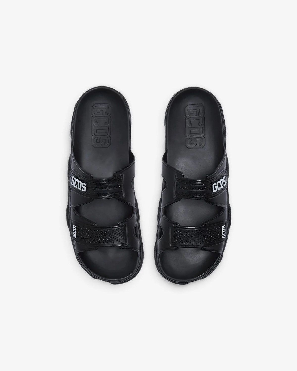 GCDS !DS! SS23 GCDS Logo Black Pool Slides Size US 10 / EU 43 - 4 Thumbnail