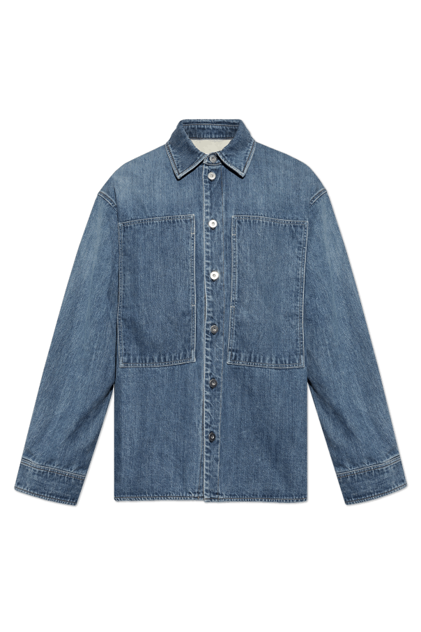 o1s22i1n1024 Japanese Denim Overshirt in Blue