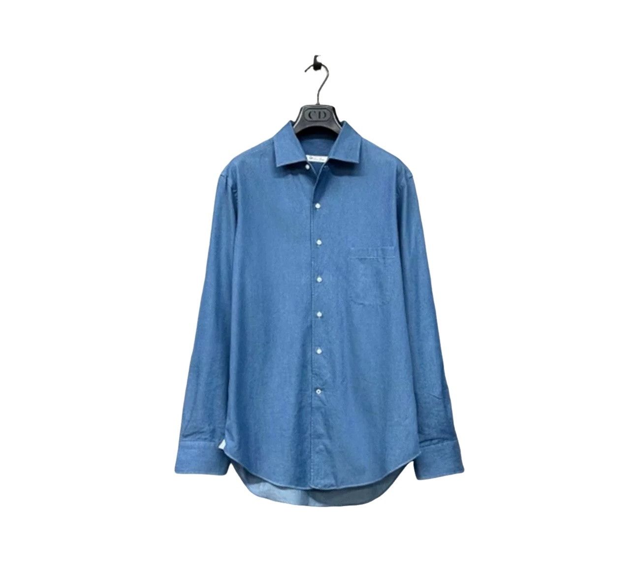 Loro Piana Loro Piana Blue Casual Button Up Shirt Size M Size US M / EU 48-50 / 2 - 1 Thumbnail