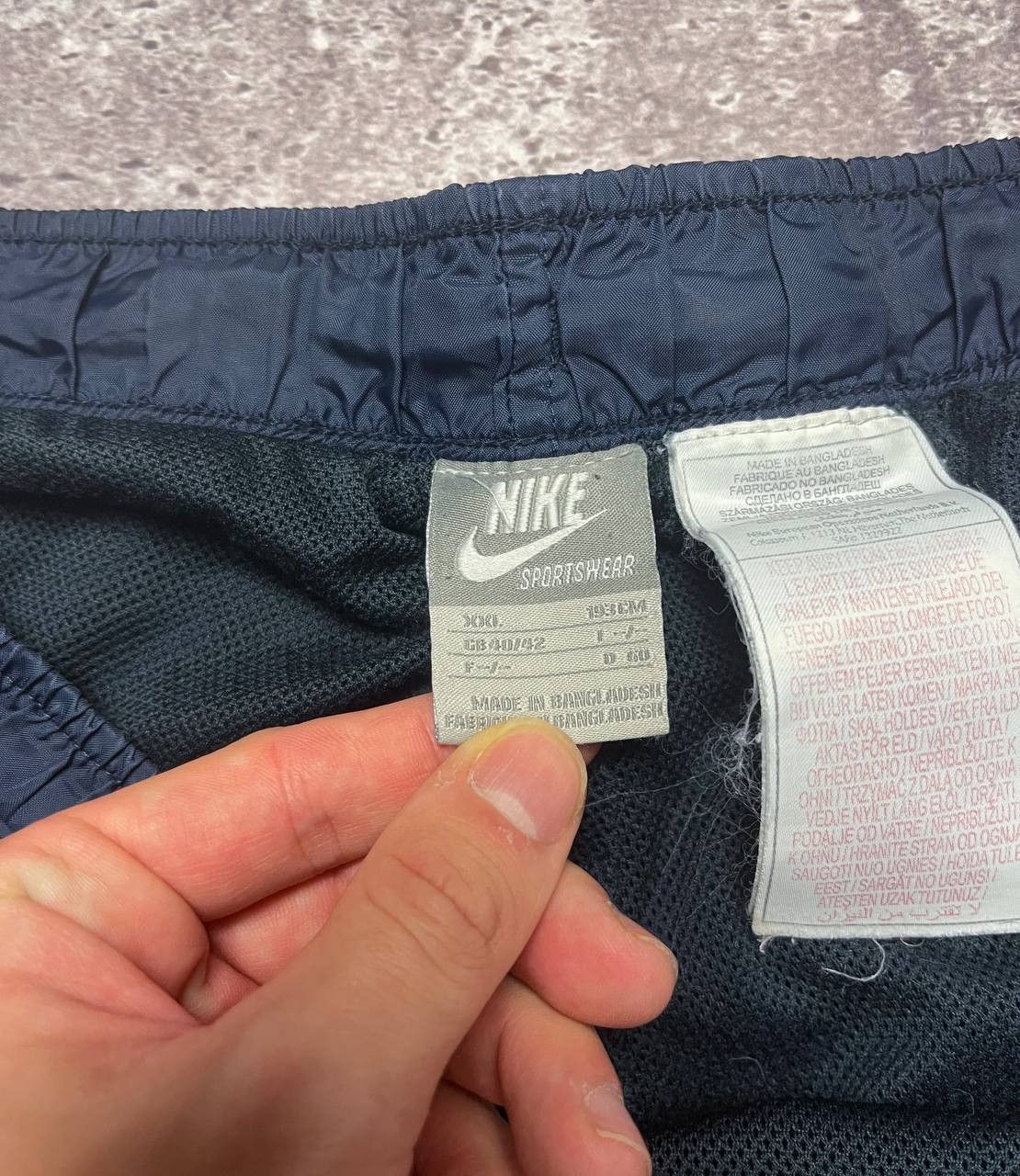 Nike × Vintage nike vintage sweatpants nylon 90s y2k Size US 35 - 4 Thumbnail