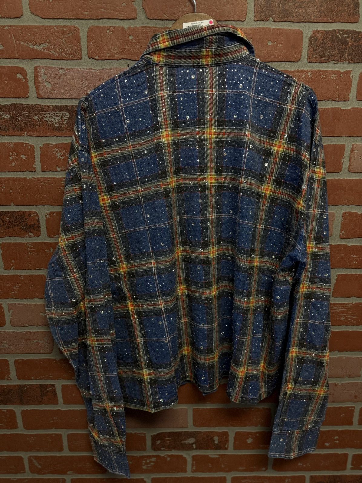 Vale Valley Crystal Flannel Long Sleeve Stones Size XXL (NEW) 💎 Size US XXL / EU 58 / 5 - 5 Thumbnail