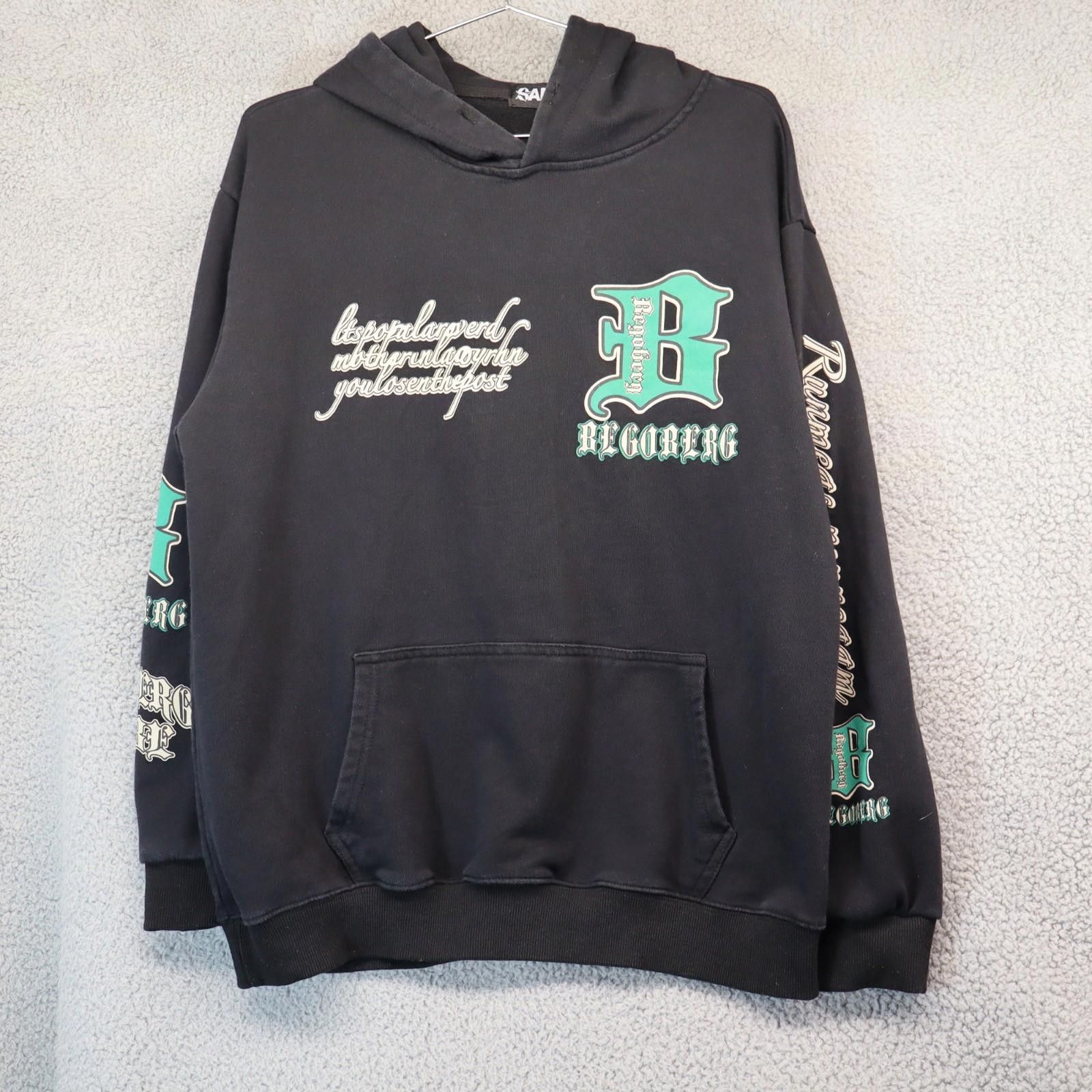 Wasted Paris Wasted Paris Hoodie Medium Black Pullover Drawstring Santo Size US M / EU 48-50 / 2 - 3 Thumbnail