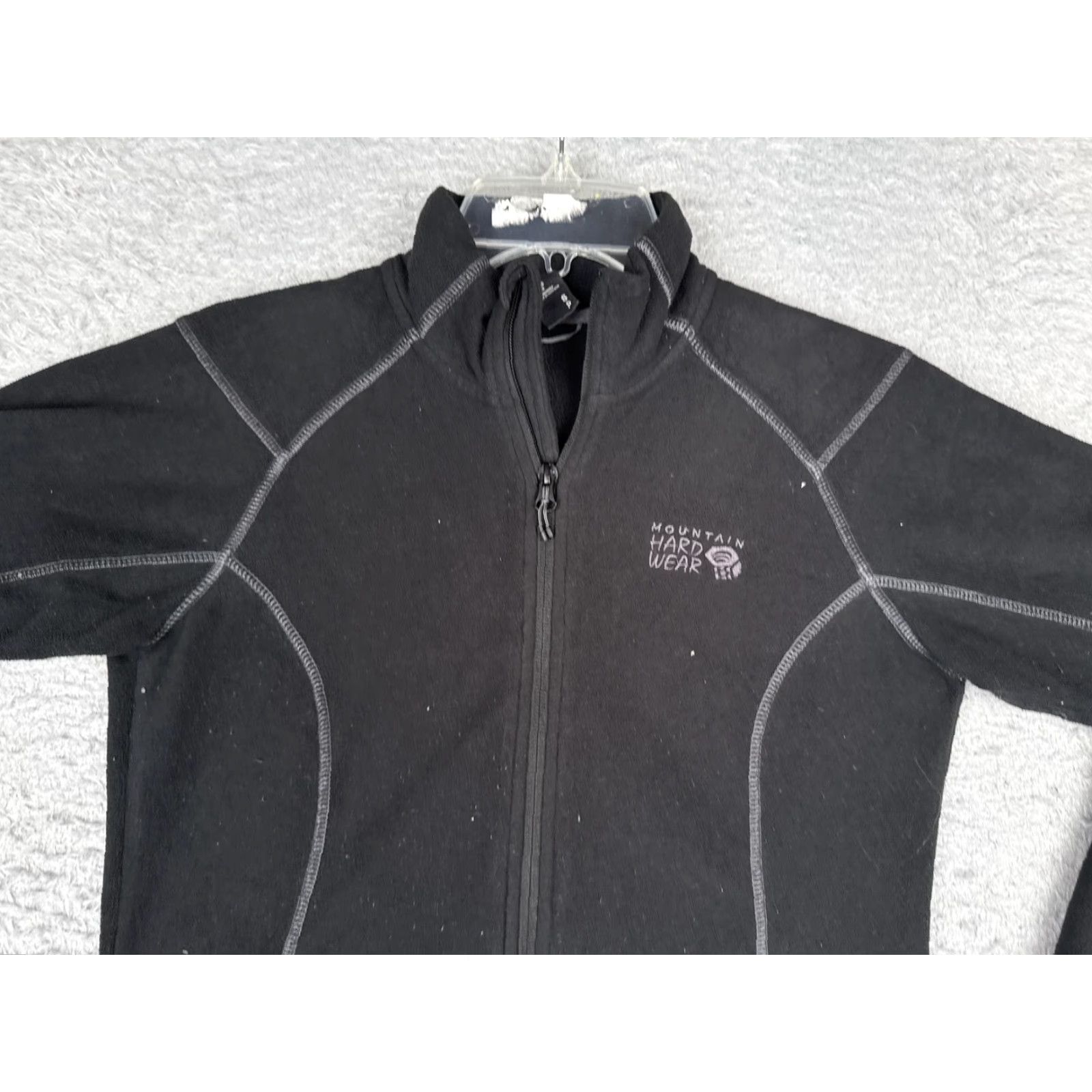 Mountain Hardwear Mountain Hardwear Jacket Womens Small Black Fleece Full Zip Pockets Outdoor Poly Size S / US 4 / IT 40 - 7 Thumbnail