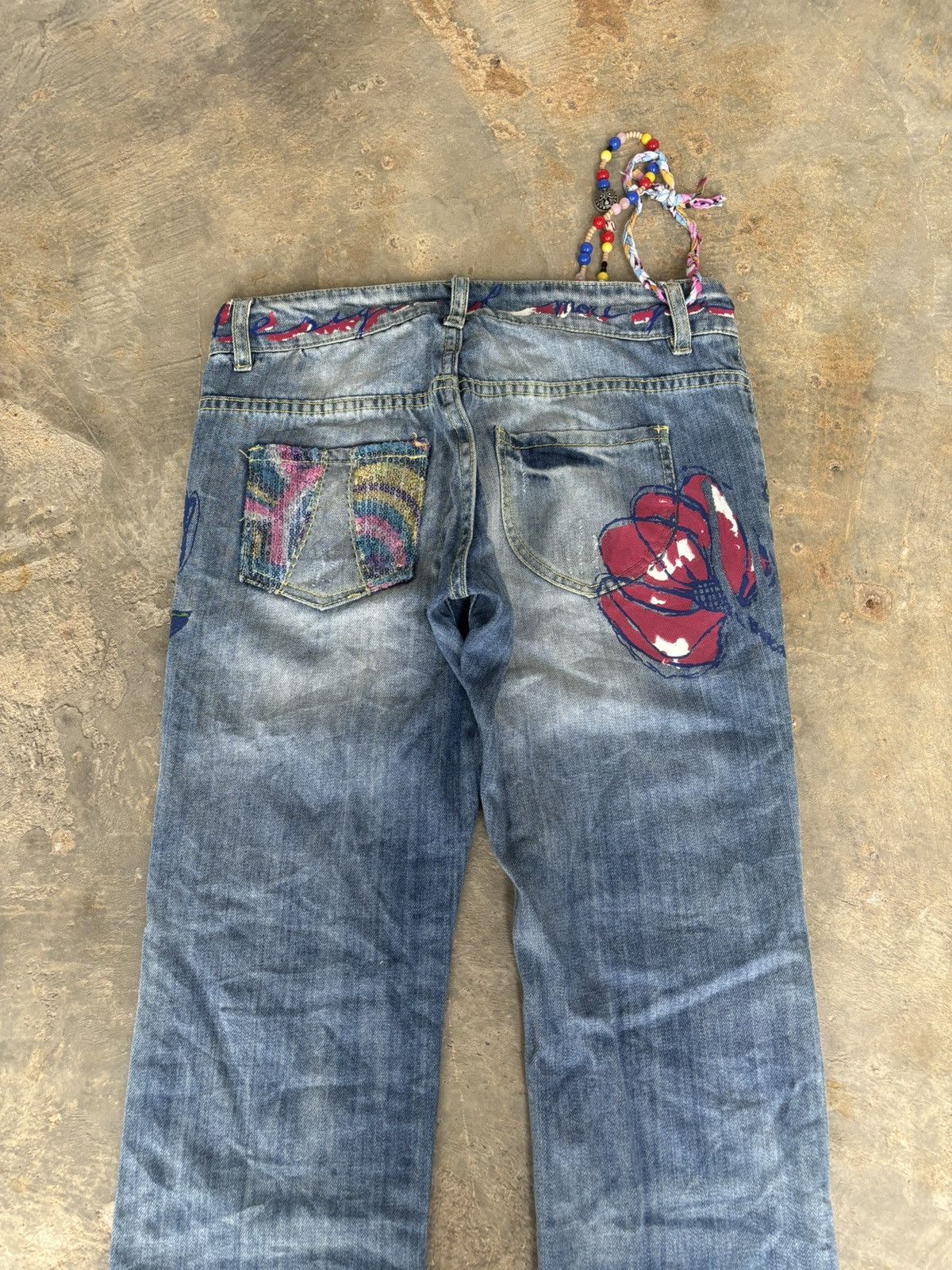 Hysteric Glamour Y2k Floral Hysteric Glamour style Denim Unisex Size US 28 / EU 44 - 3 Thumbnail