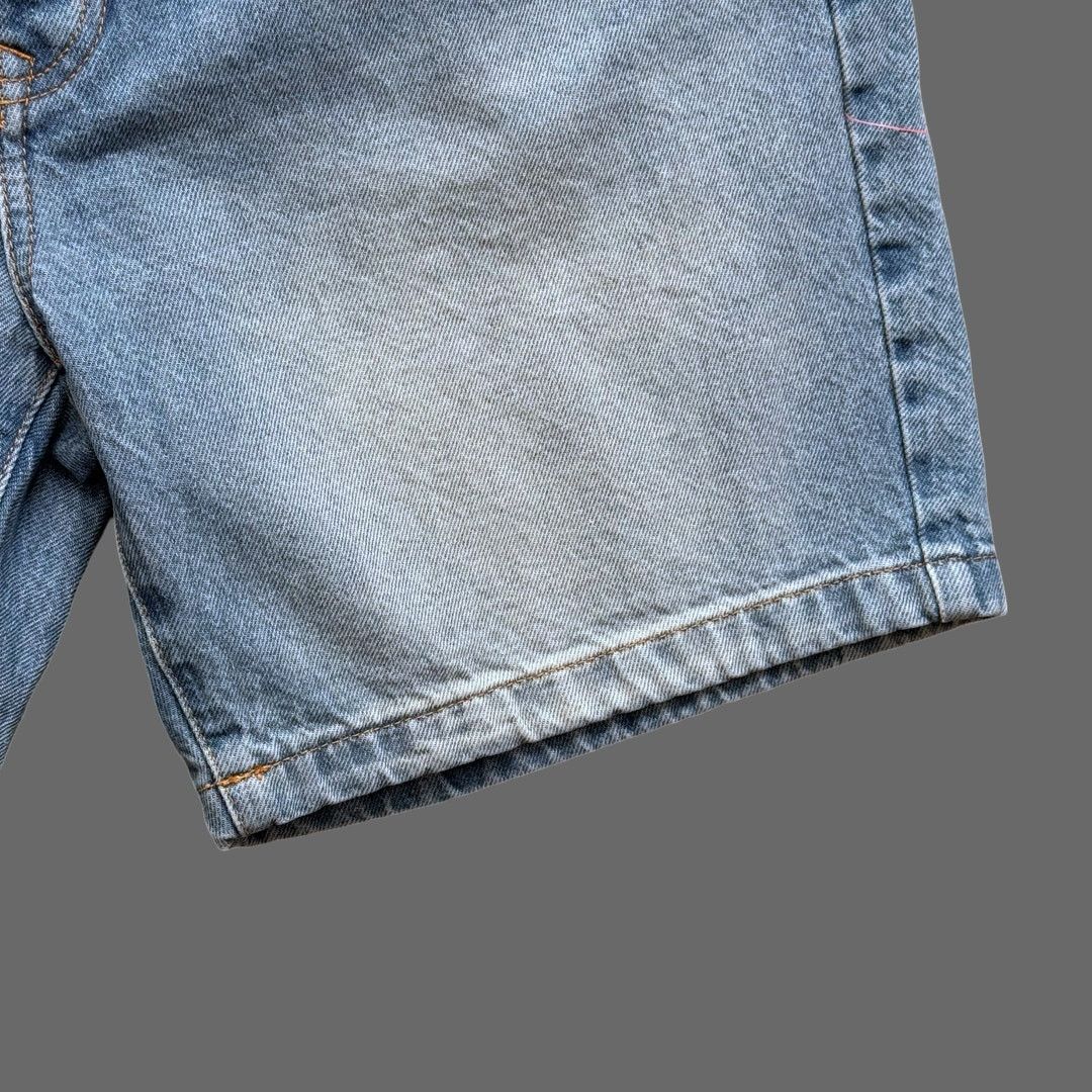 Topman Topman Straight Leg Denim Shorts Light Blue Wash 34 NWT Size US 34 / EU 50 - 2 Thumbnail