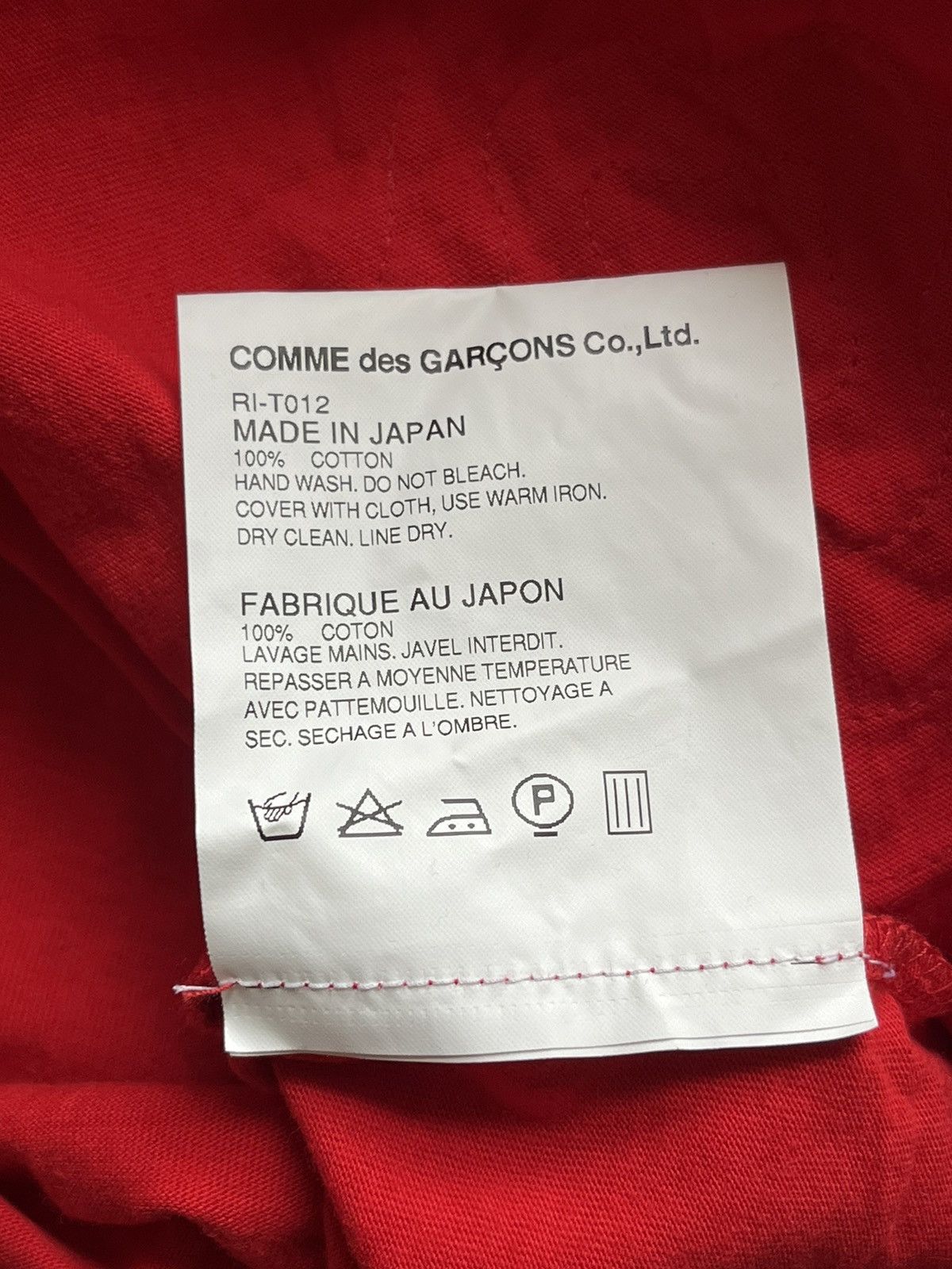 Comme des Garcons Comme Des Garçons flowers embellished t-shirt Size L / US 10 / IT 46 - 4 Thumbnail