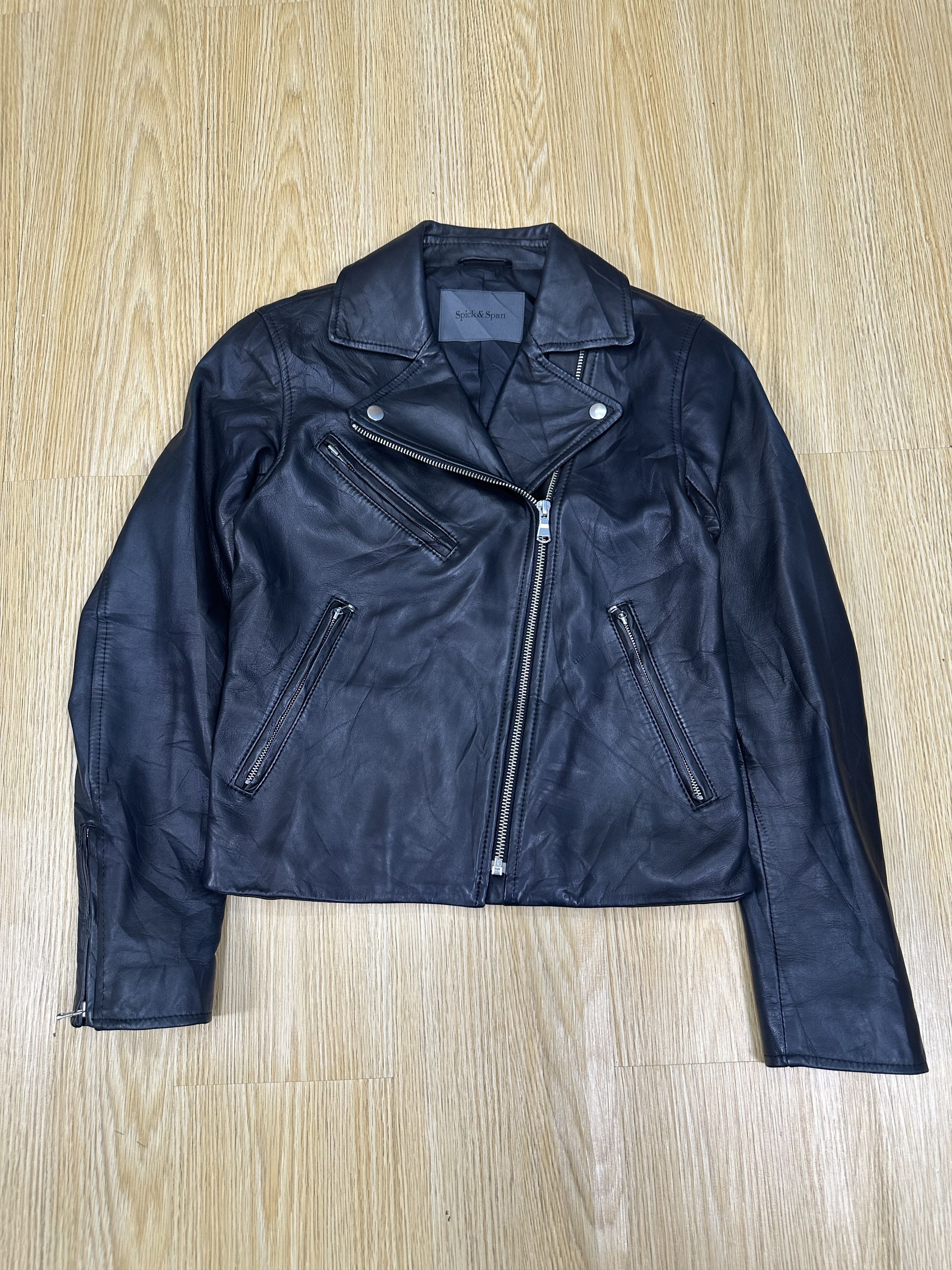 Genuine Leather Sheep Skin Spick Span Woman Leather Jacket Z222 Size XS / US 0-2 / IT 36-38 - 7 Thumbnail