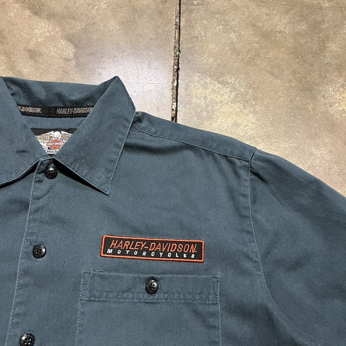 Harley Davidson Vintage Harley Davidson Mechanic Garage Shirt Button Up Y2K Size US M / EU 48-50 / 2 - 6 Thumbnail
