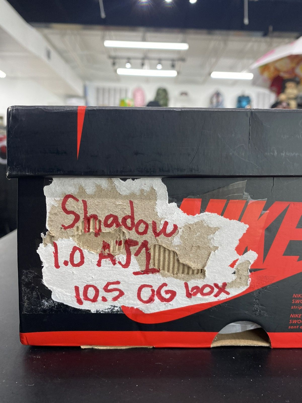 Jordan Brand × Nike Air Jordan 1 Shadow Sz. 10.5 (2018) Size US 10.5 / EU 43-44 - 9 Thumbnail