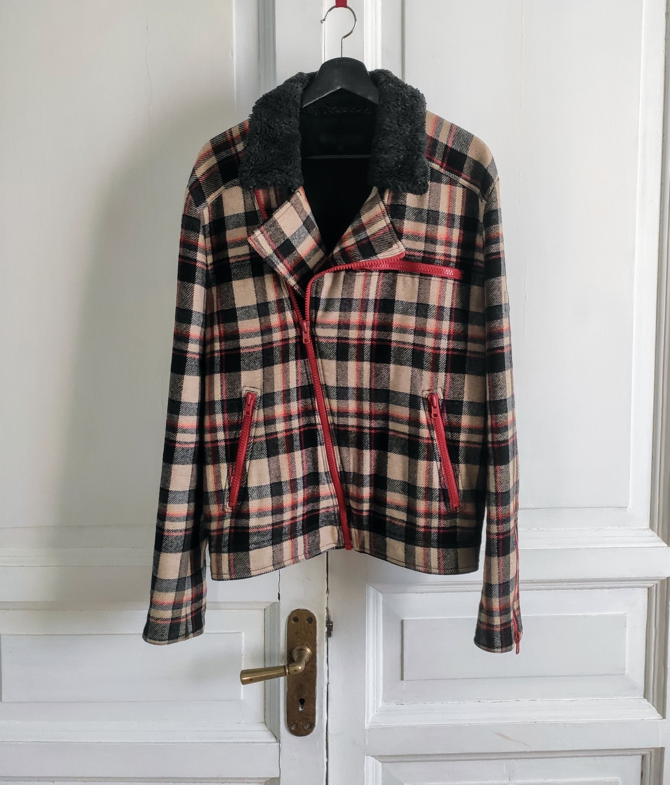 Veronique Branquinho Wool rider jacket.Like Dries van Noten or ann Demeulemeester Size US M / EU 48-50 / 2 - 4 Thumbnail