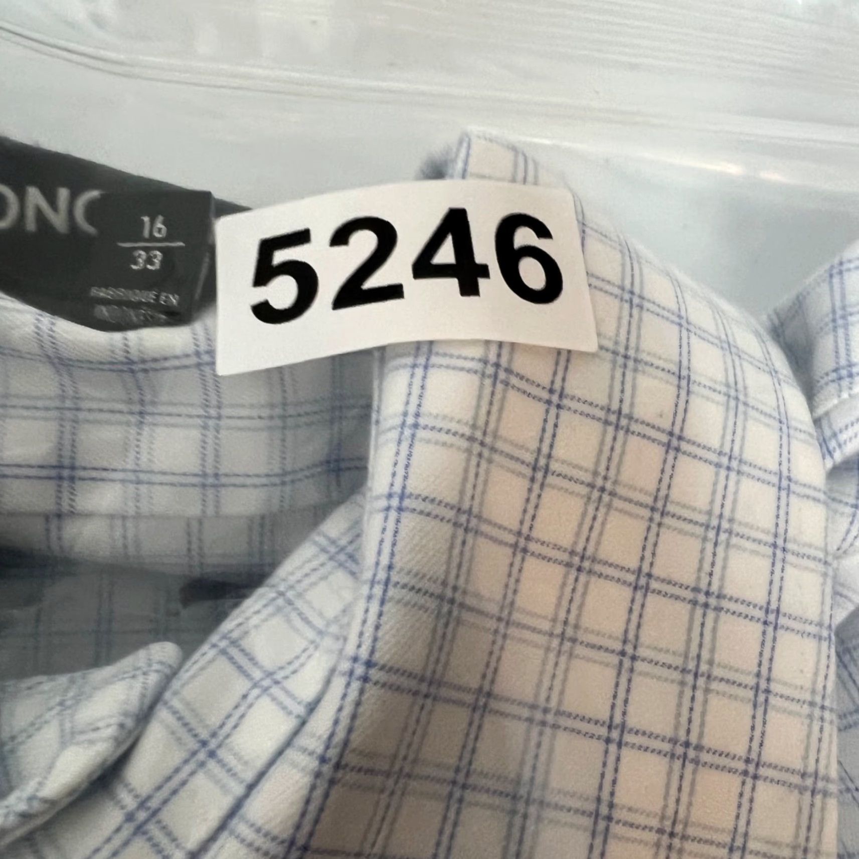 Bonobos Bonobos Button-Up Shirt Blue Checkered Mens Size 16 / 33 Tailored Fit Long Sleeve Casual Business Size US L / EU 52-54 / 3 - 7 Thumbnail